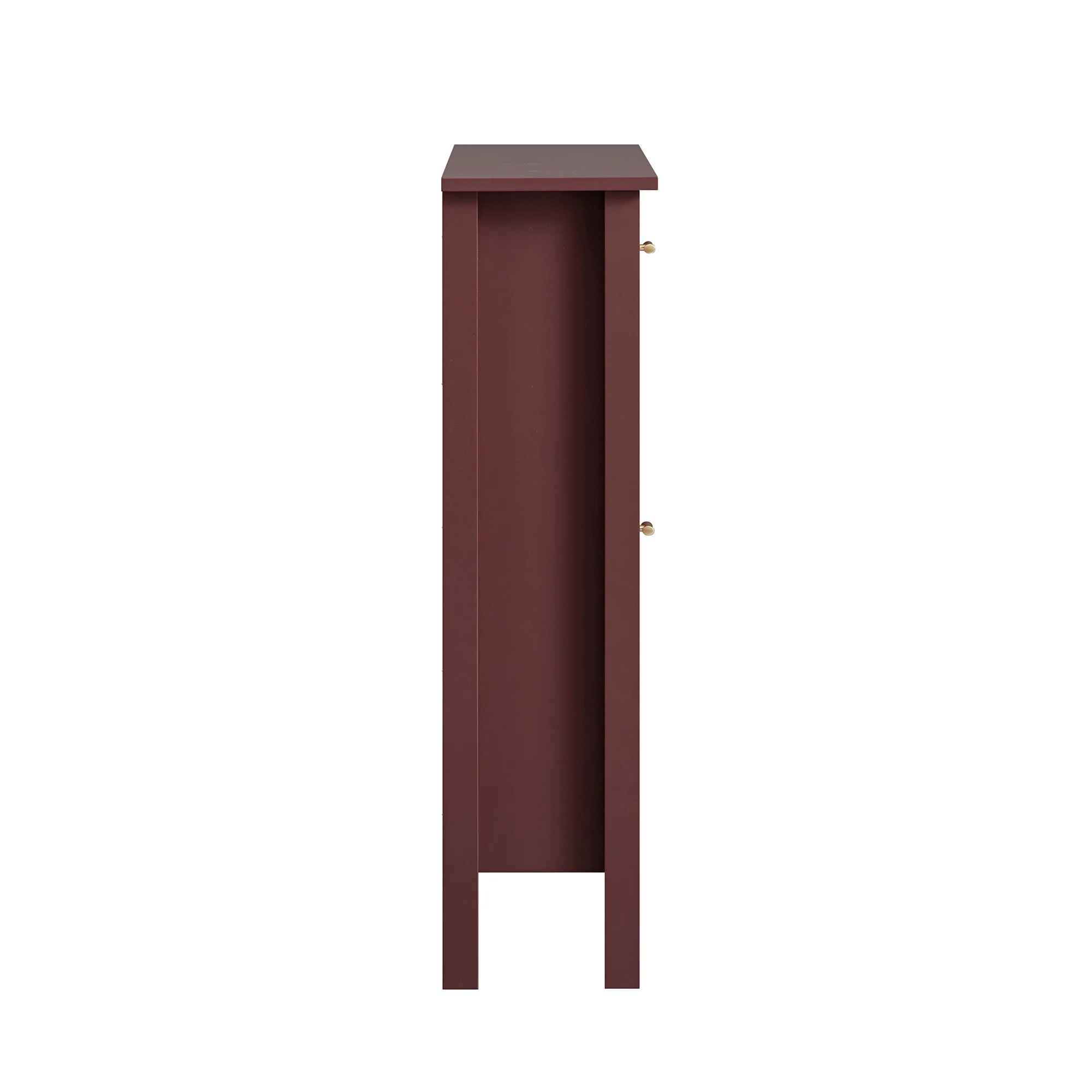 Oakham 2-Tier Shoe Cabinet, Wild Cherry - Image 11