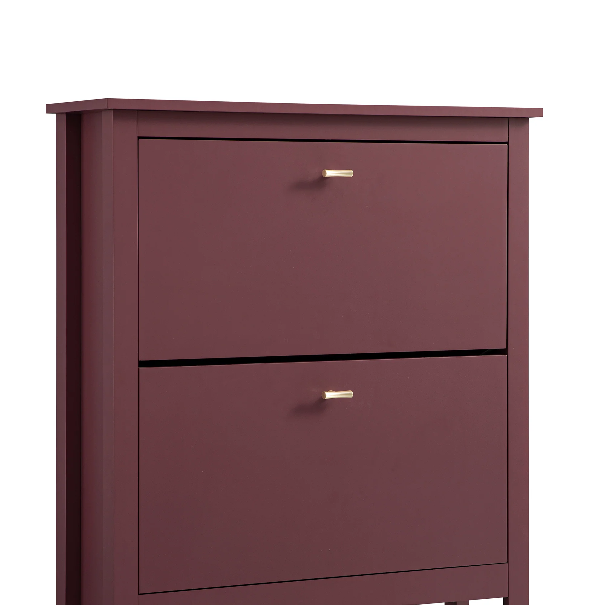 Oakham 2-Tier Shoe Cabinet, Wild Cherry - Image 14