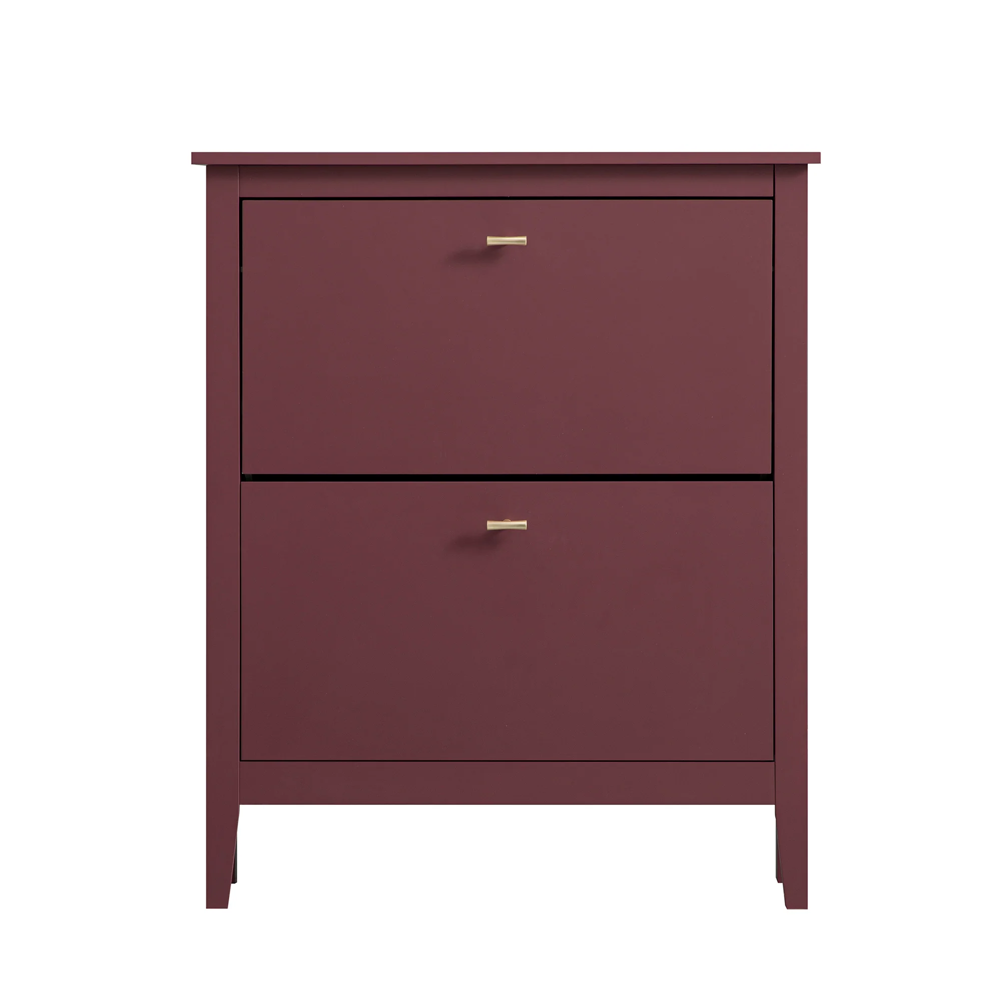 Oakham 2-Tier Shoe Cabinet, Wild Cherry - Image 7