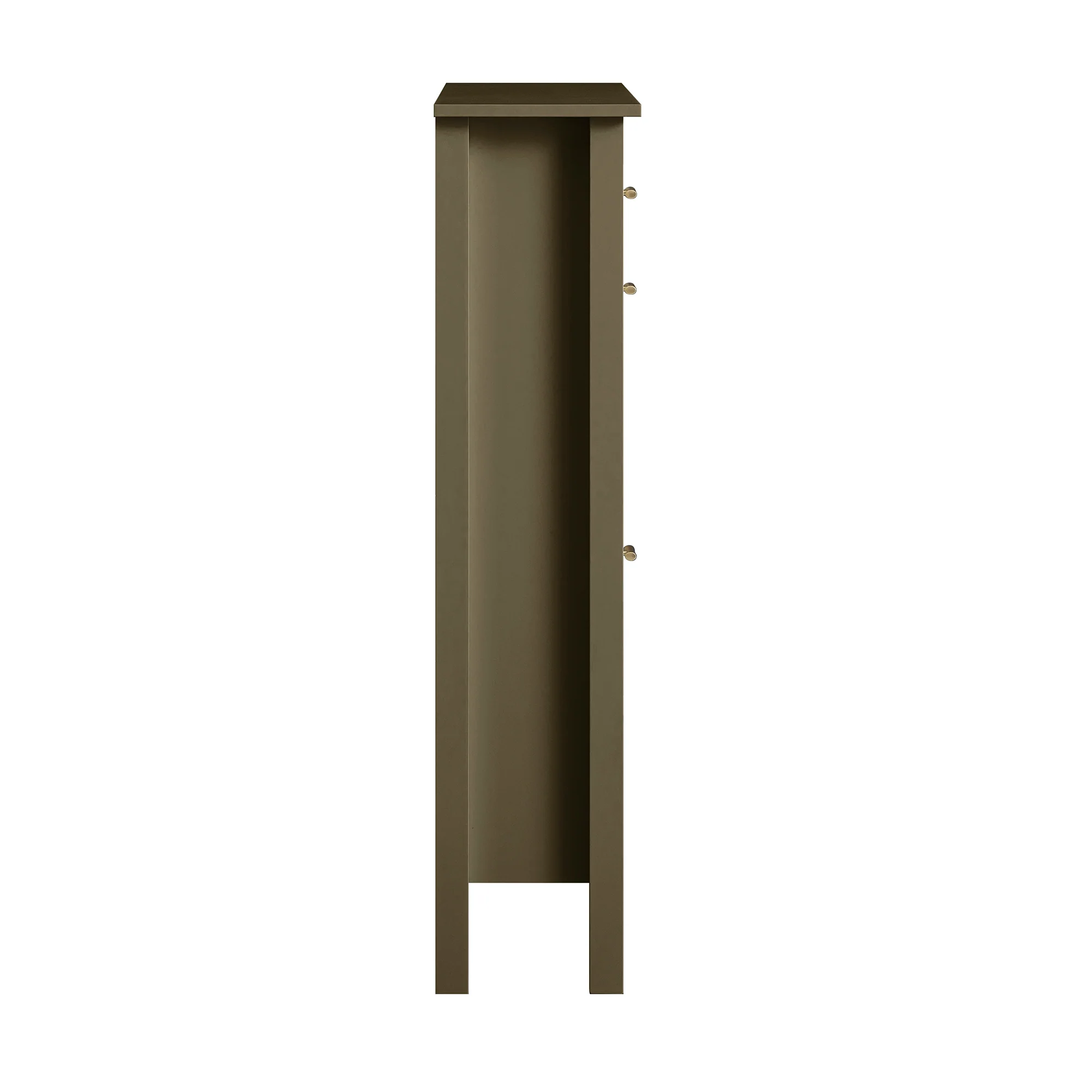 Oakham 2-Tier Shoe Cabinet with Top Drawer, Olive Grove - Image 11