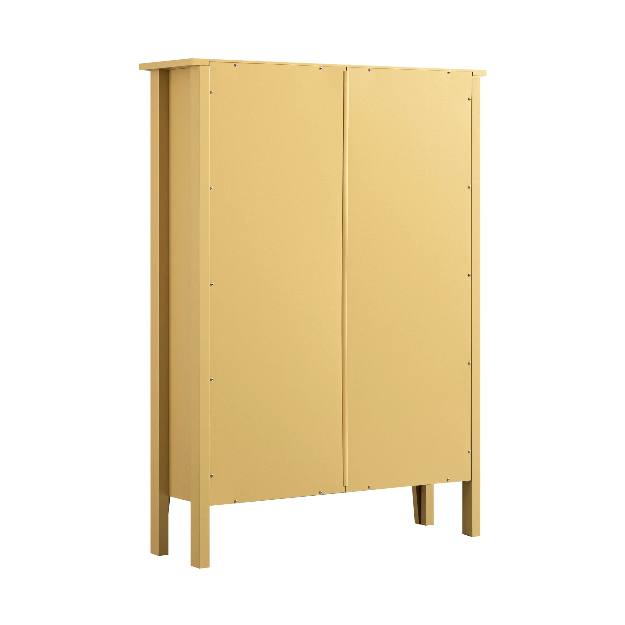 Oakham 2-Tier Shoe Cabinet with Top Drawer, Rattan Yellow - Image 12