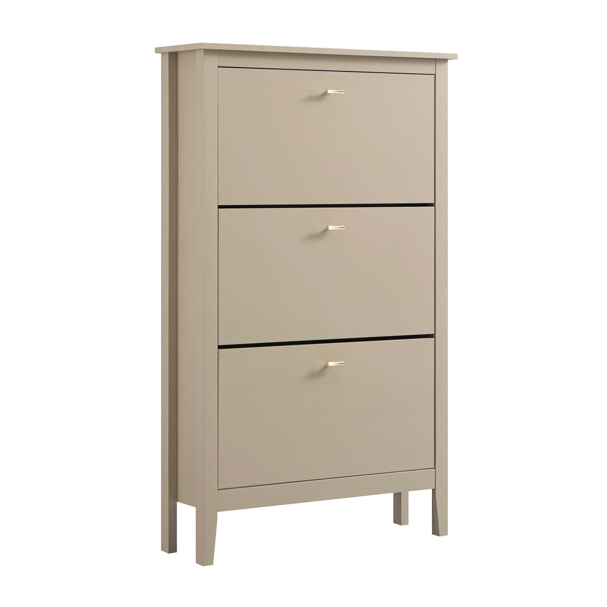 Oakham 3-Tier Shoe Cabinet, Deep Greige - Image 8