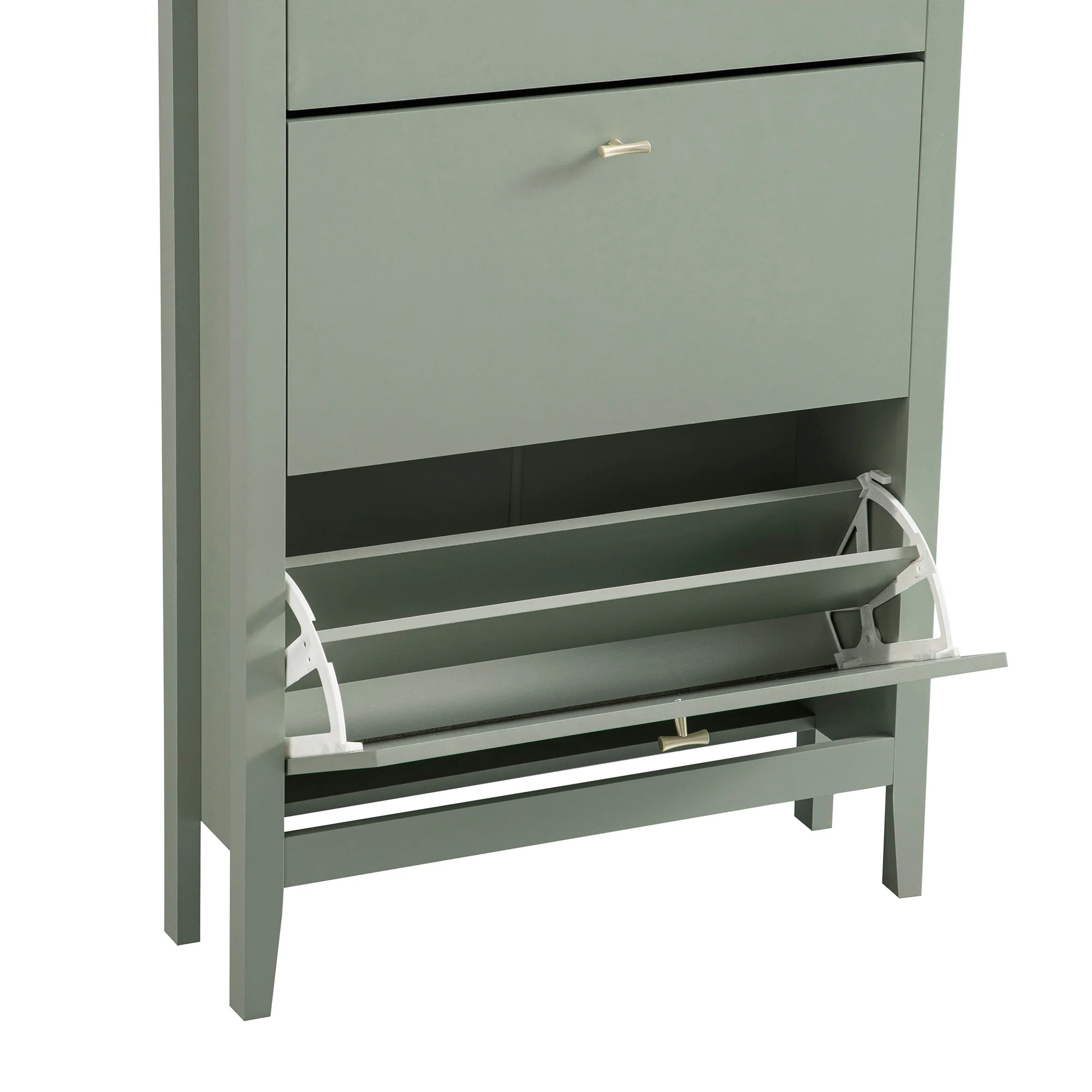Oakham 3-Tier Shoe Cabinet, Desert Sage - Image 7