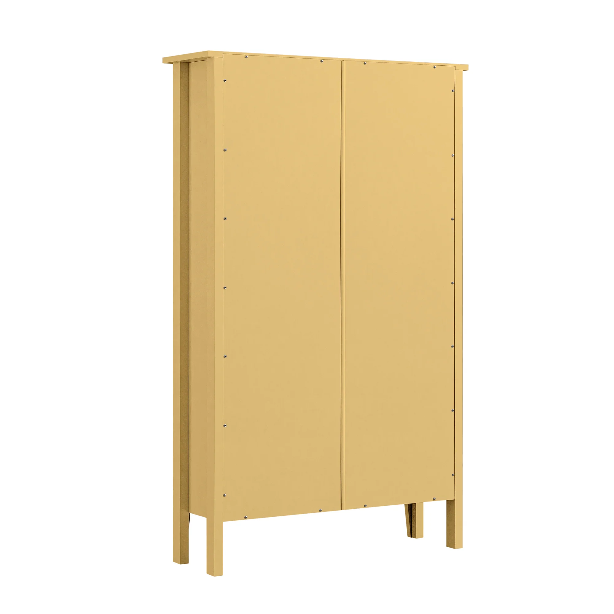 Oakham 3-Tier Shoe Cabinet, Rattan Yellow - Image 12
