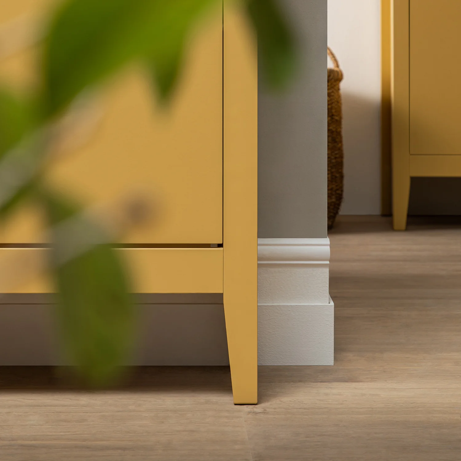 Oakham 3-Tier Shoe Cabinet, Rattan Yellow - Image 6