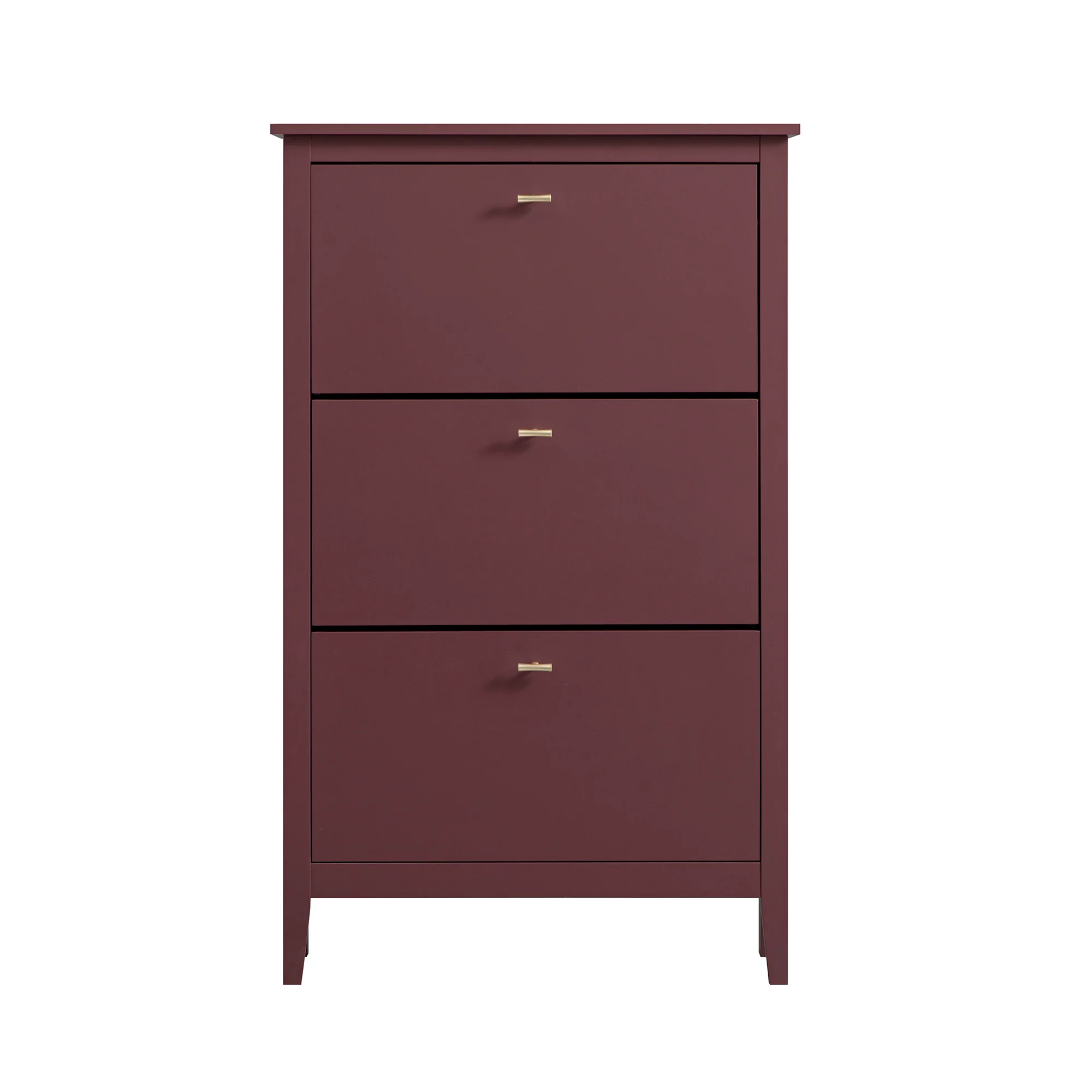 Oakham 3-Tier Shoe Cabinet, Wild Cherry - Image 7