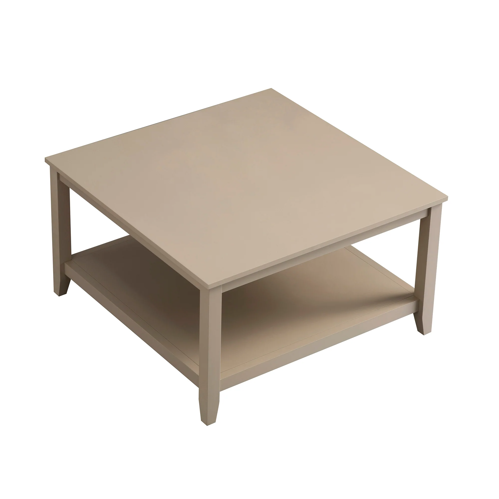 Oakham 80cm Square Coffee Table, Deep Greige - Image 10