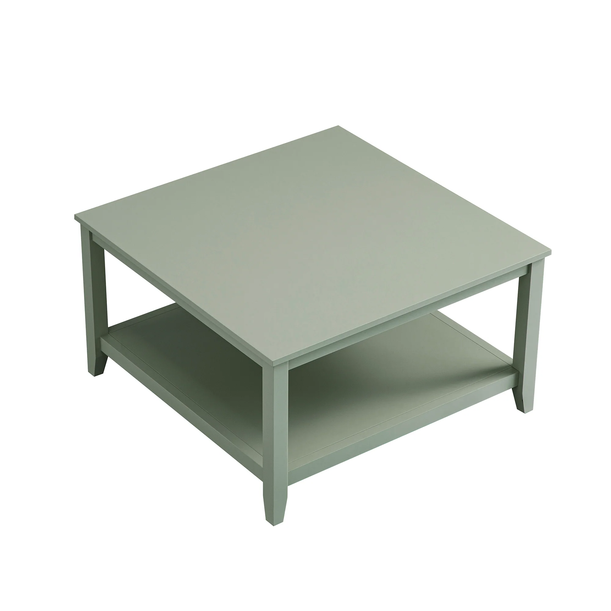 Oakham 80cm Square Coffee Table, Desert Sage - Image 9