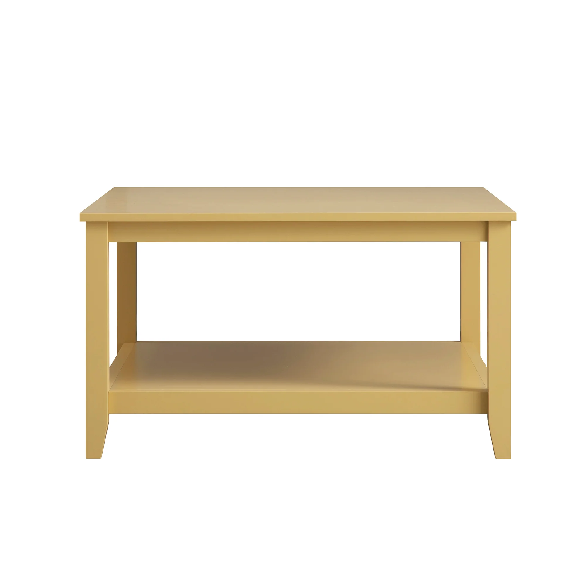 Oakham 80cm Square Coffee Table, Rattan Yellow - Image 7