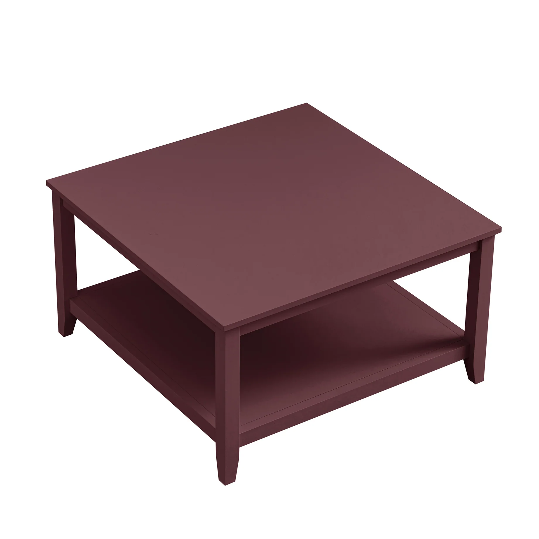 Oakham 80cm Square Coffee Table, Wild Cherry - Image 10