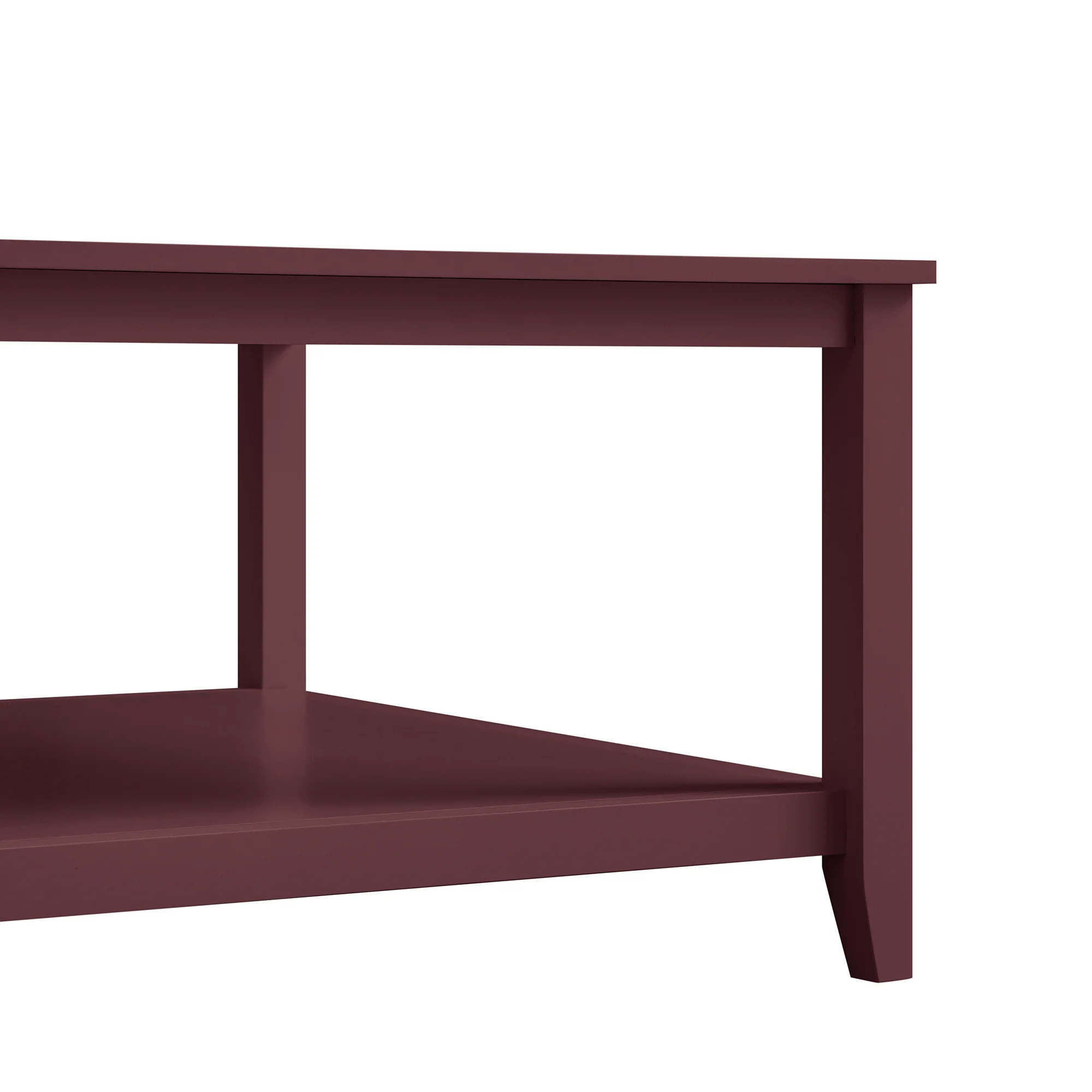 Oakham 80cm Square Coffee Table, Wild Cherry - Image 11