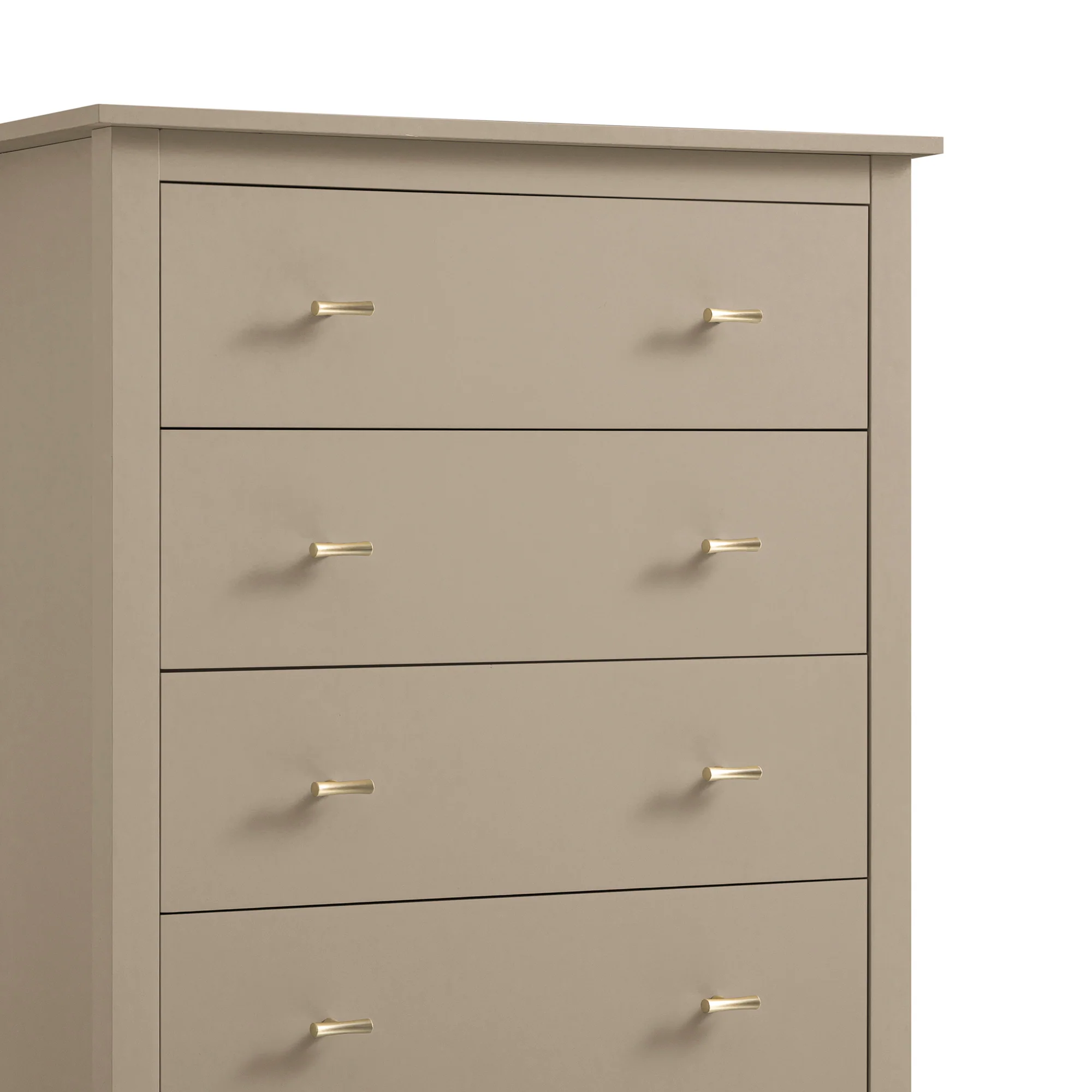 Oakham Chest of 4 Drawers, Deep Greige - Image 12