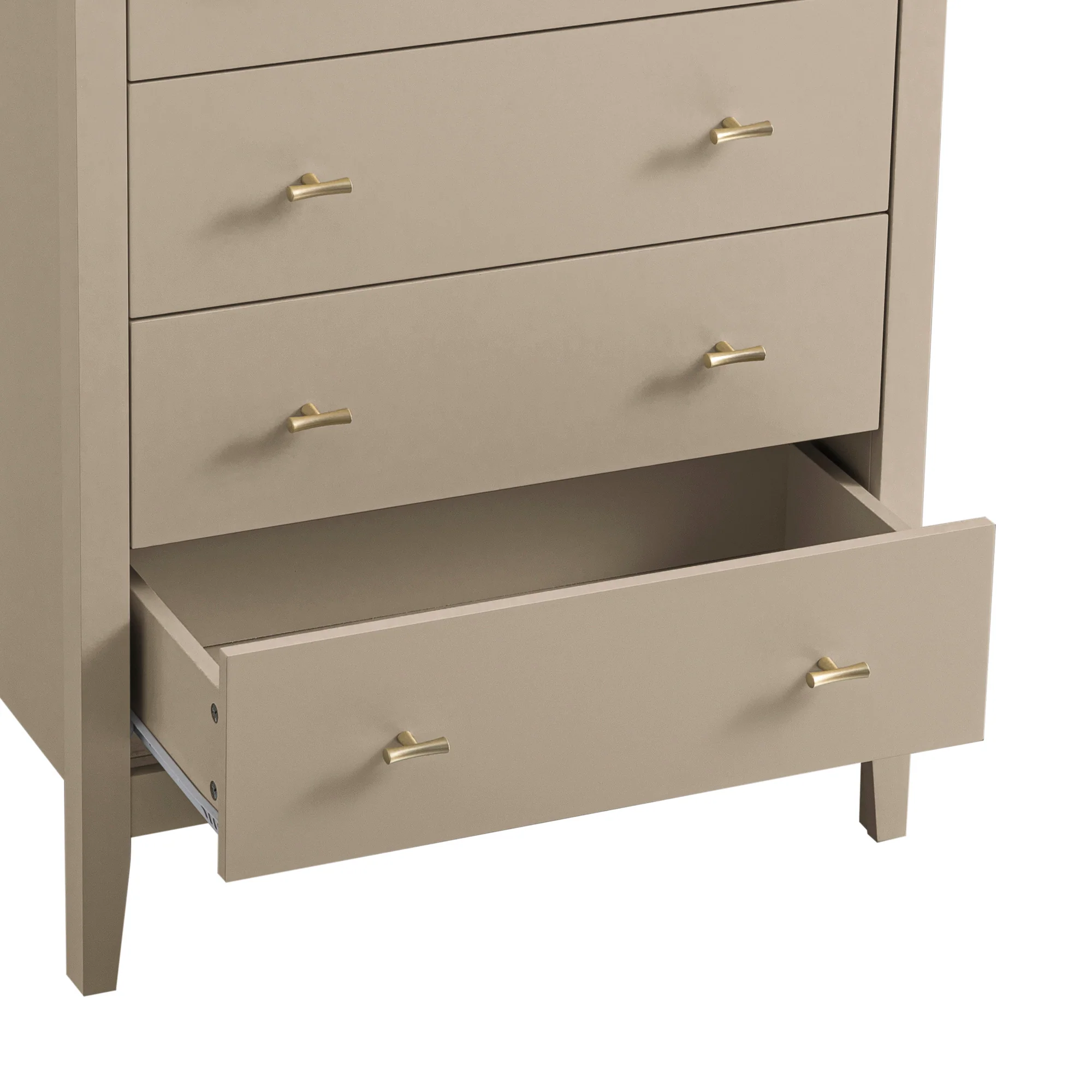 Oakham Chest of 4 Drawers, Deep Greige - Image 13