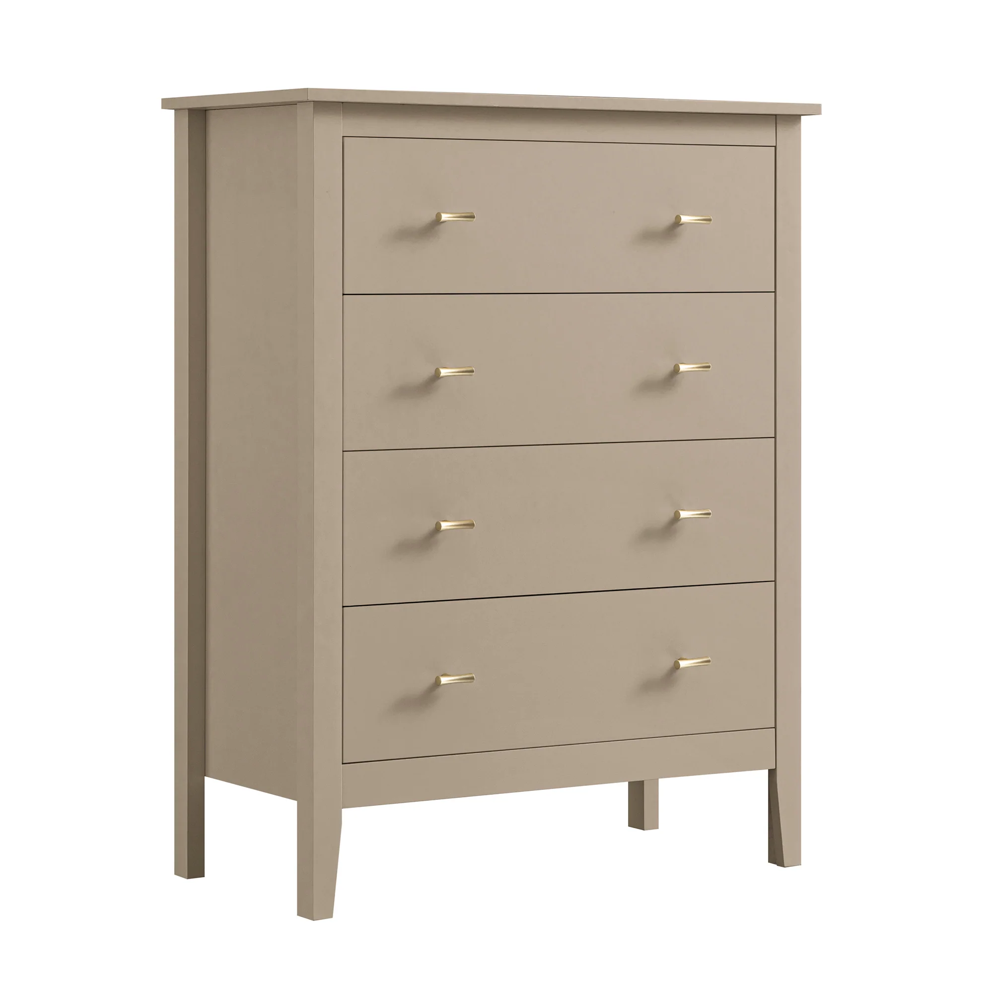Oakham Chest of 4 Drawers, Deep Greige - Image 7