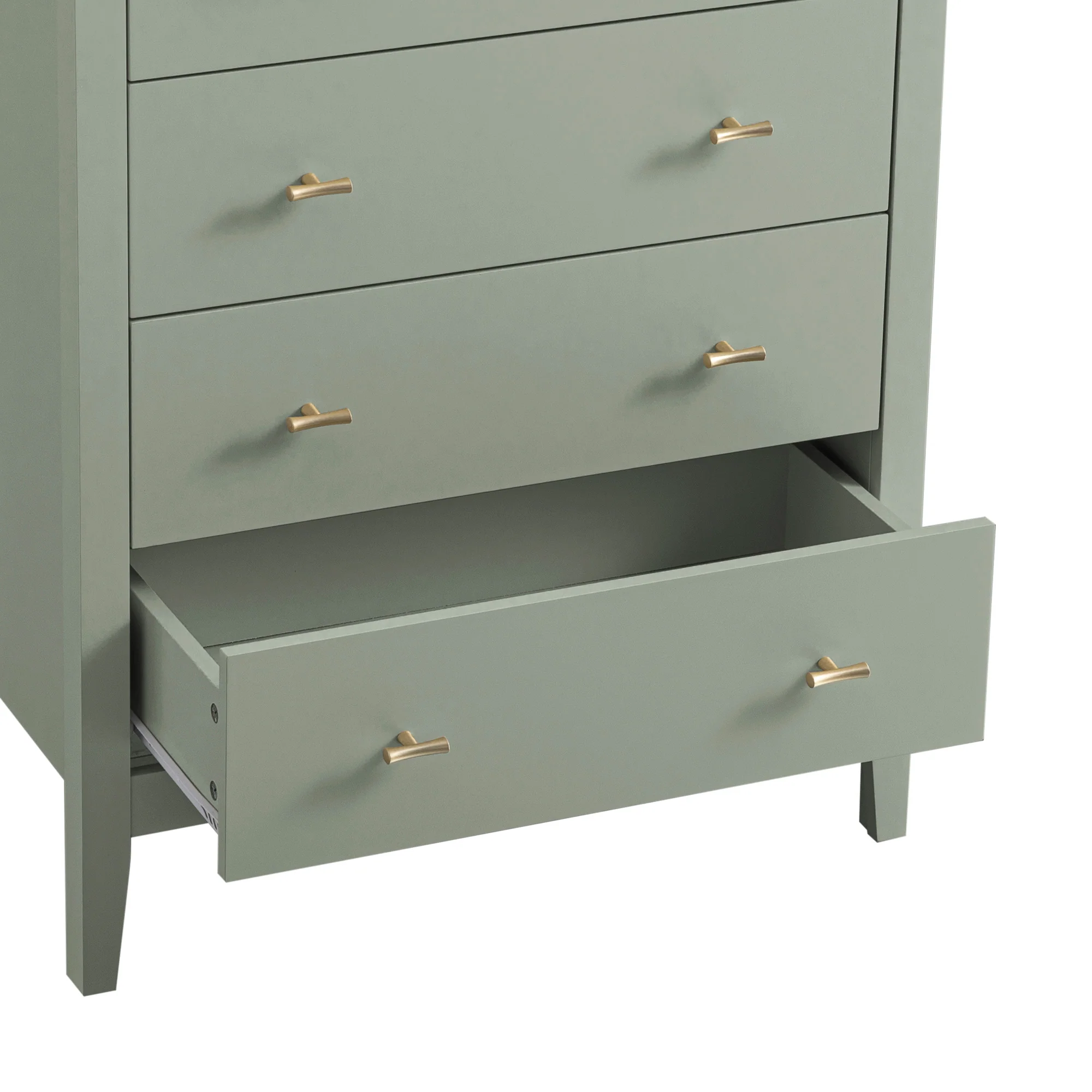 Oakham Chest of 4 Drawers, Desert Sage - Image 14