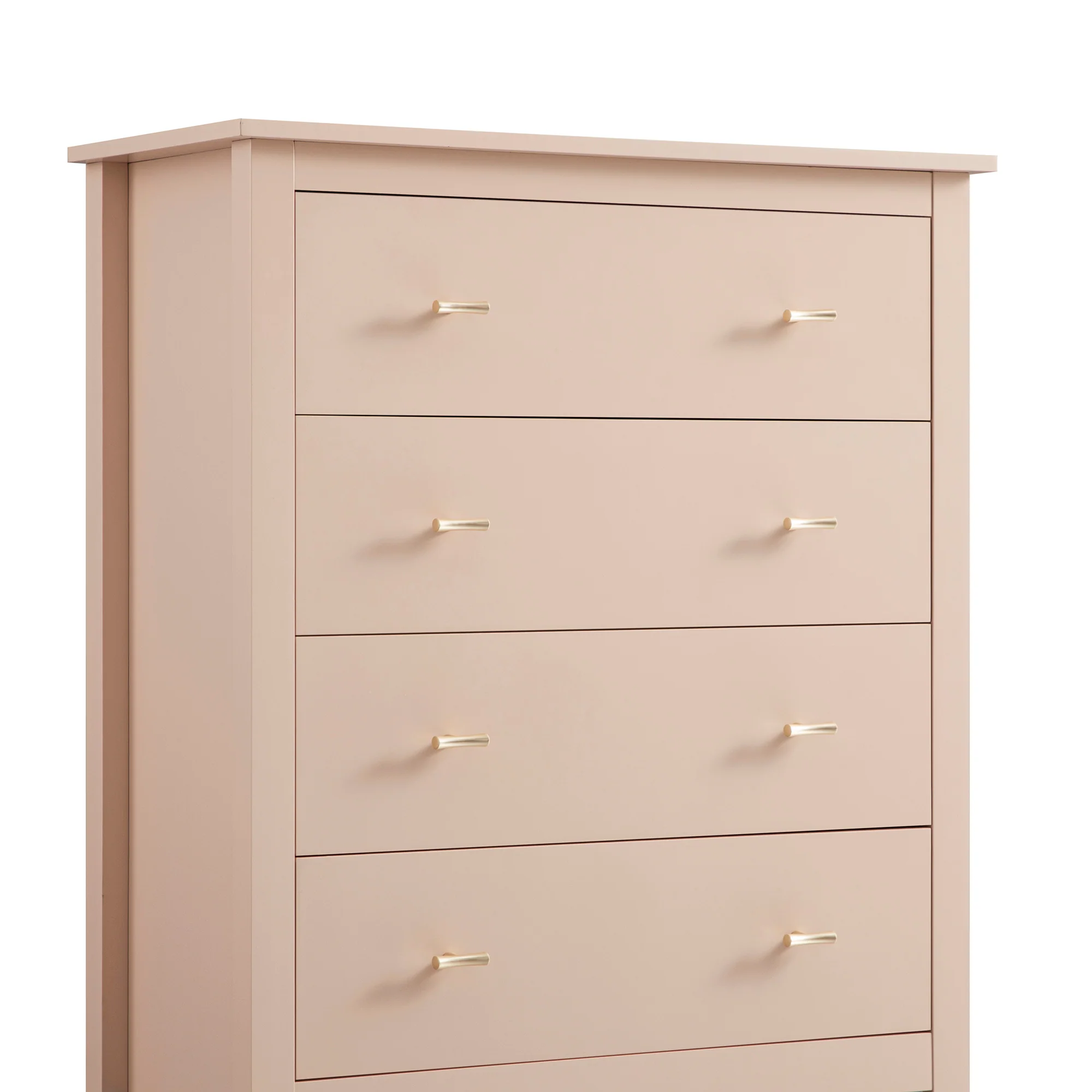 Oakham Chest of 4 Drawers, Nude Pink - Image 12