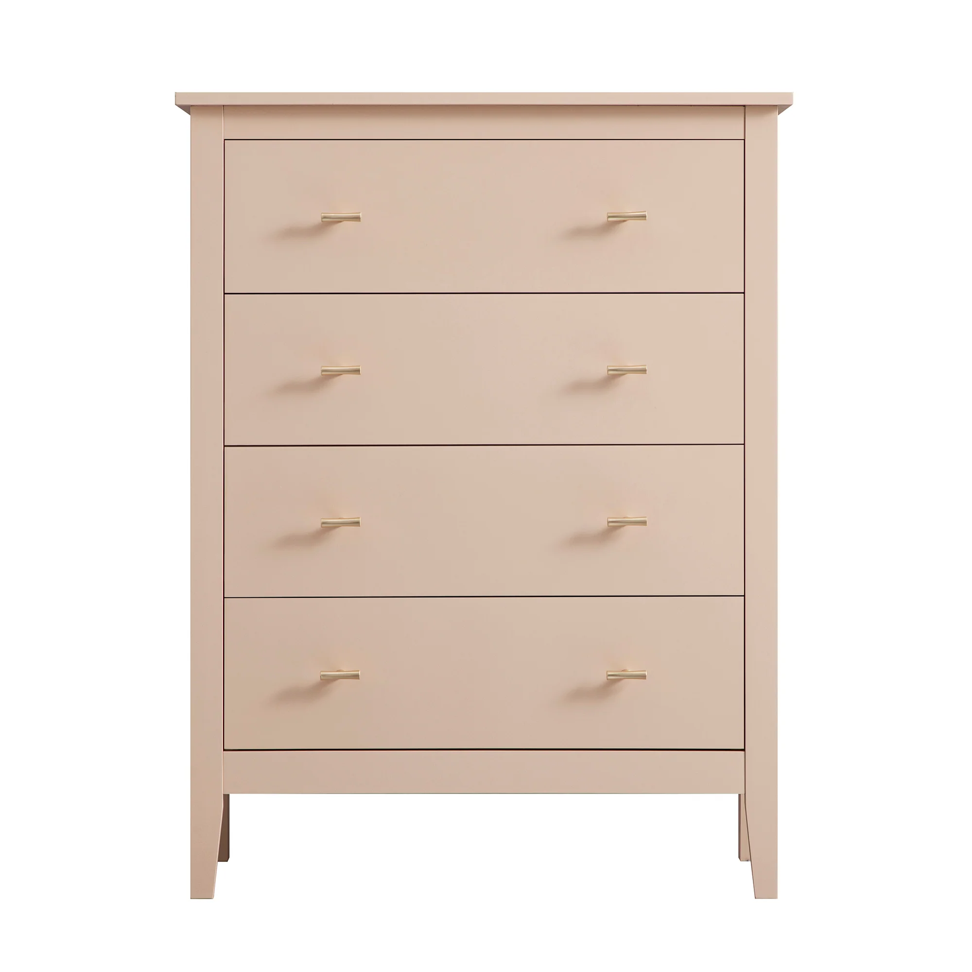 Oakham Chest of 4 Drawers, Nude Pink - Image 6