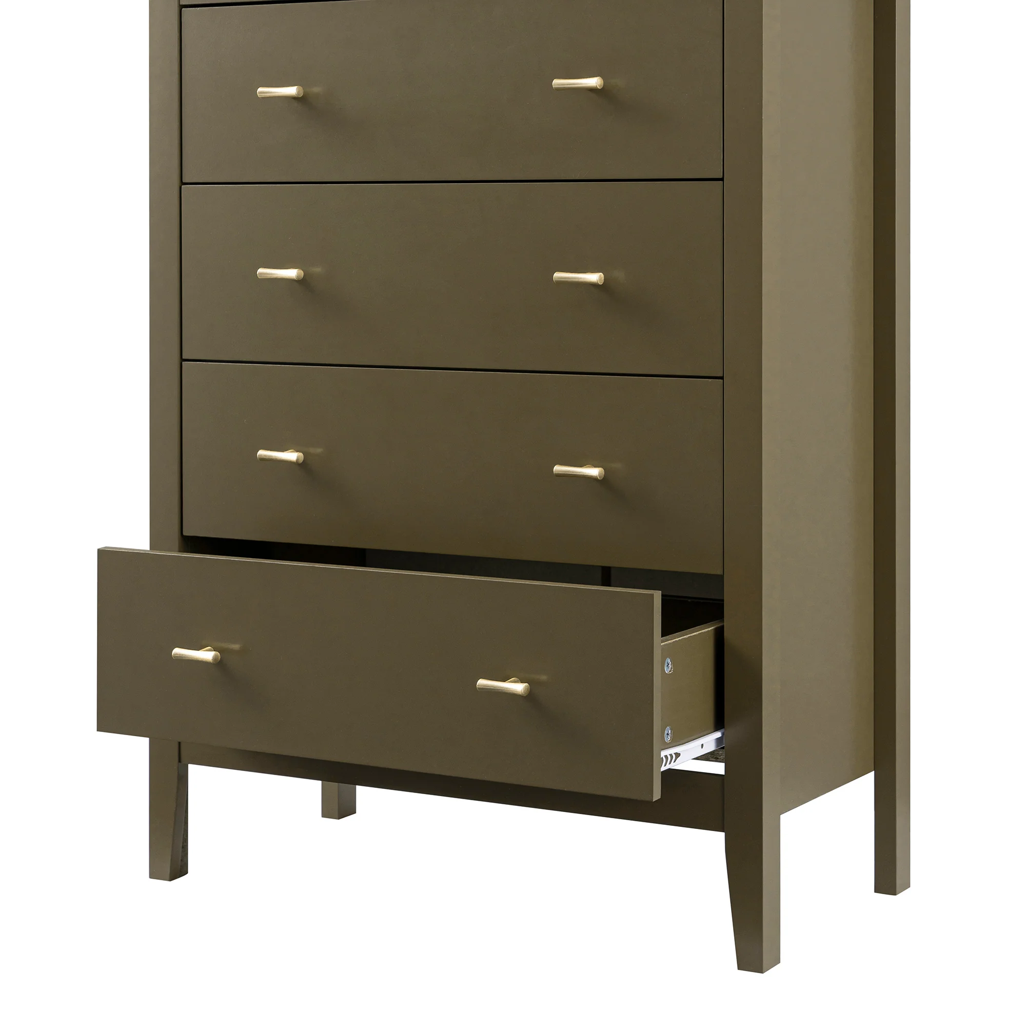 Oakham Chest of 4 Drawers, Olive Grove - Image 13