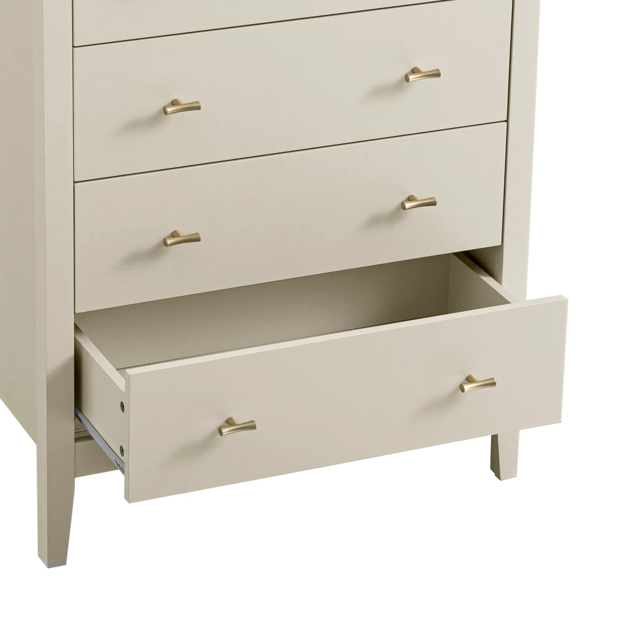 Oakham Chest of 4 Drawers, Shaded White - Image 13