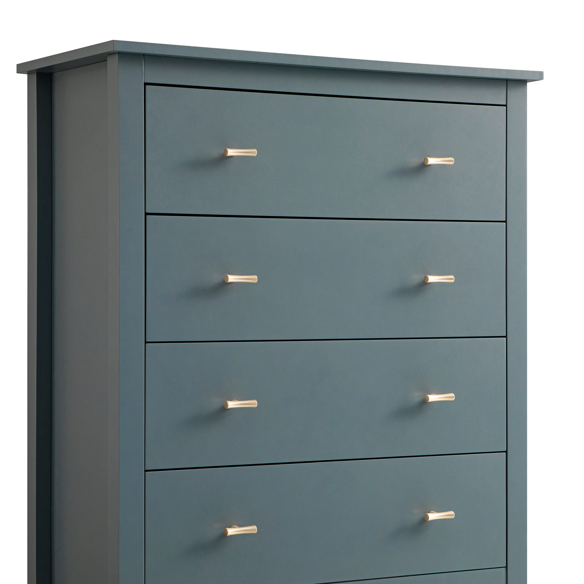 Oakham Chest of 4 Drawers, Stormy Blue - Image 10