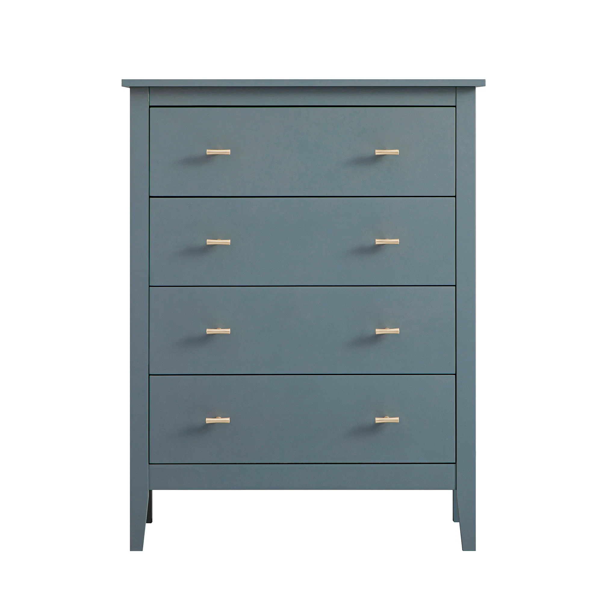 Oakham Chest of 4 Drawers, Stormy Blue - Image 4