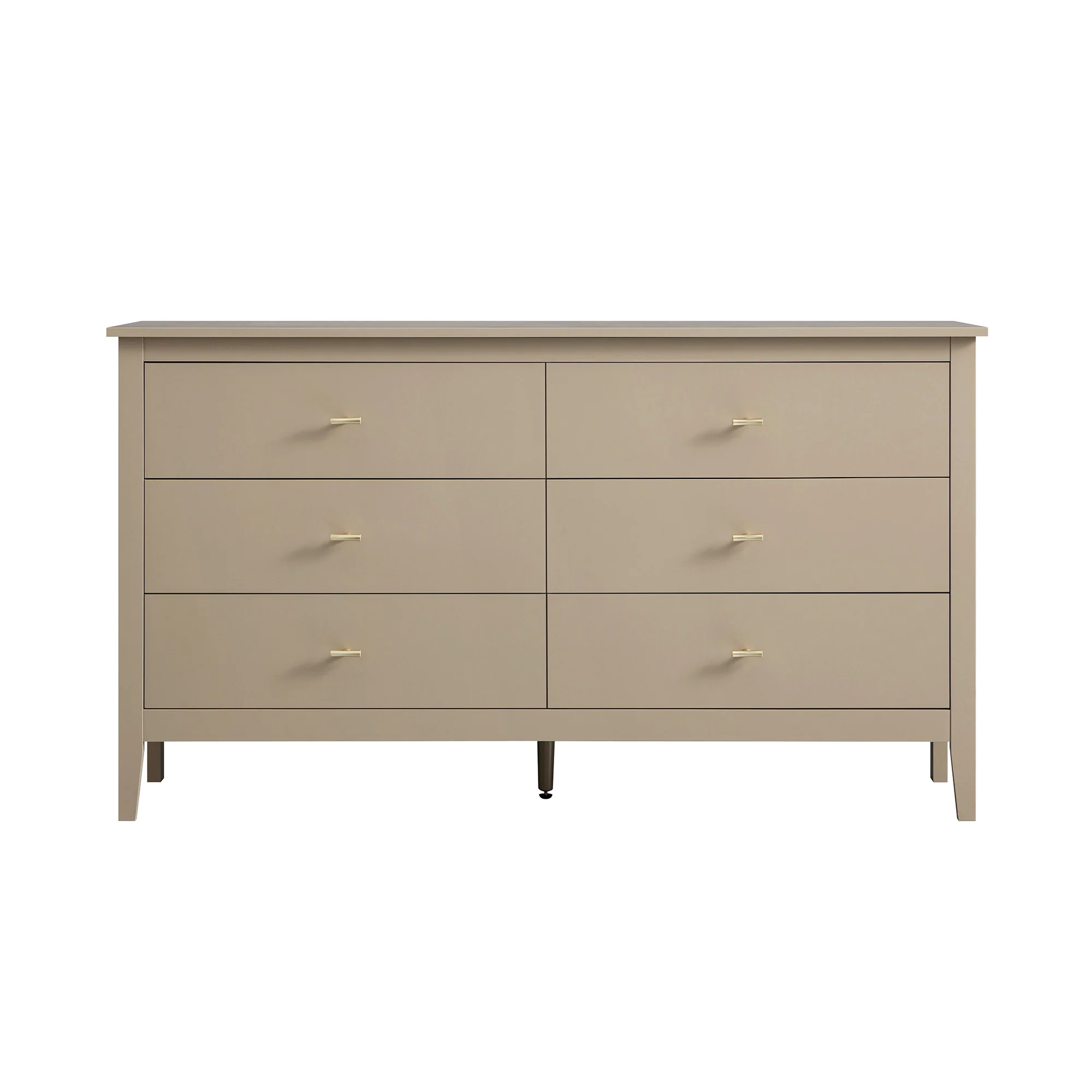 Oakham Chest of 6 Drawers, Deep Greige - Image 6