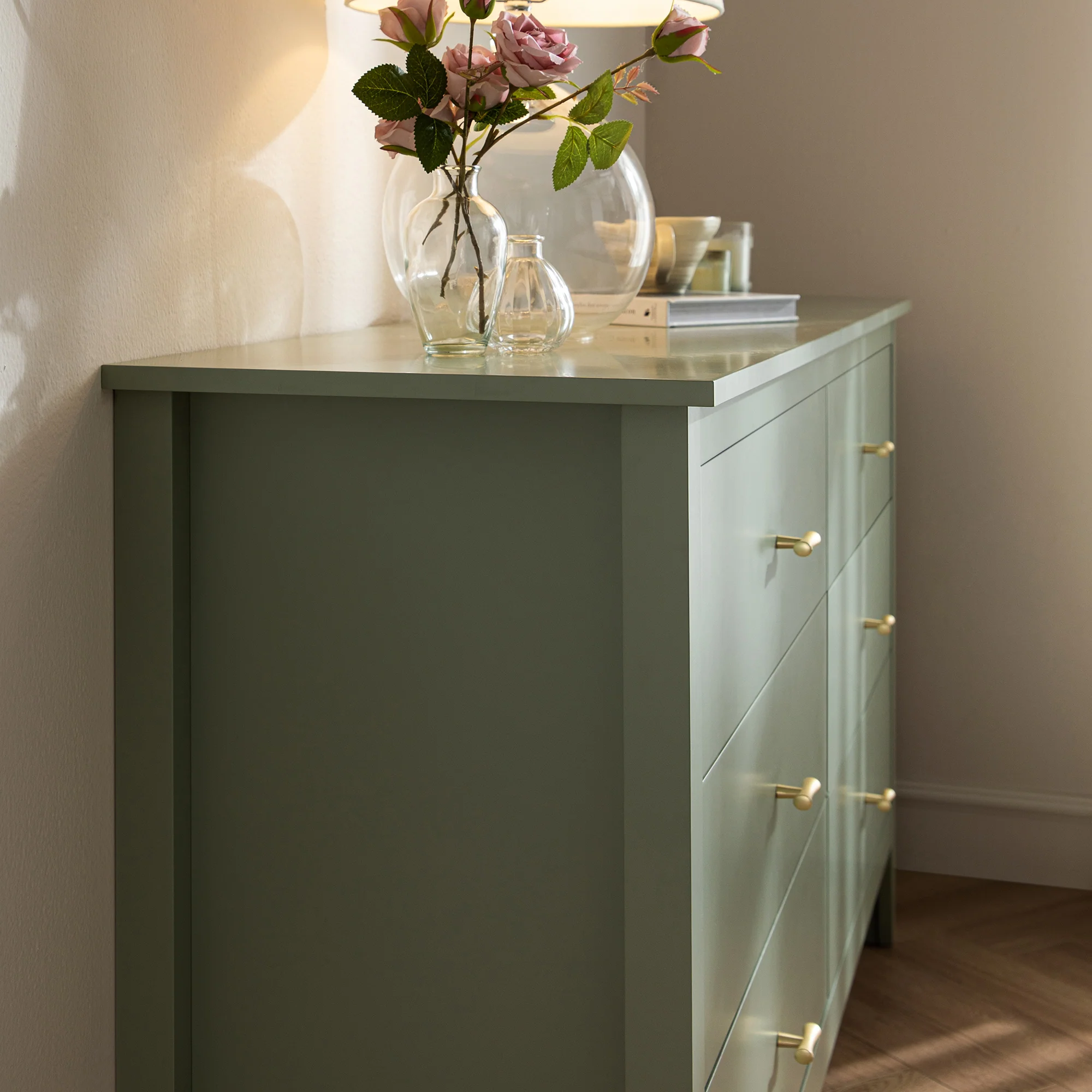 Oakham Chest of 6 Drawers, Desert Sage - Image 5