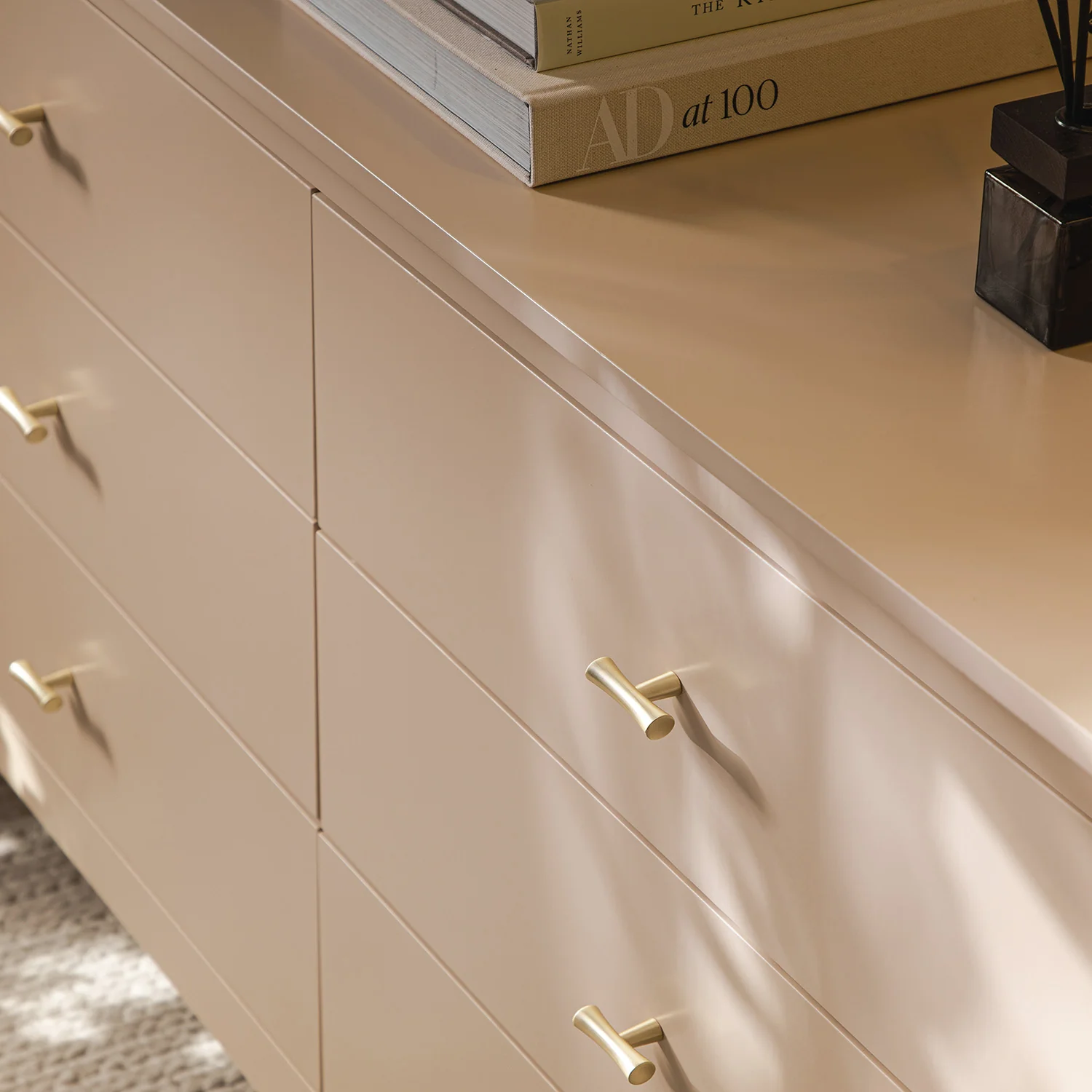 Oakham Chest of 6 Drawers, Nude Pink - Image 5