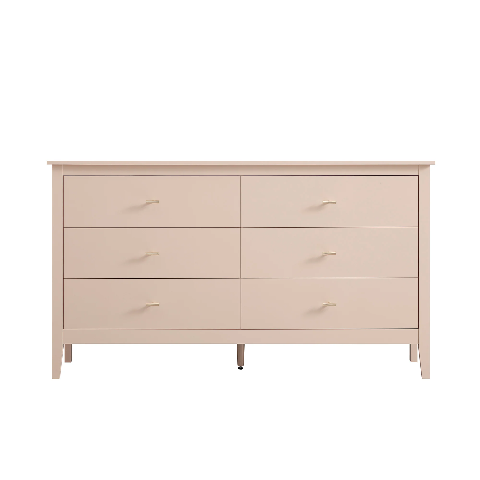 Oakham Chest of 6 Drawers, Nude Pink - Image 7