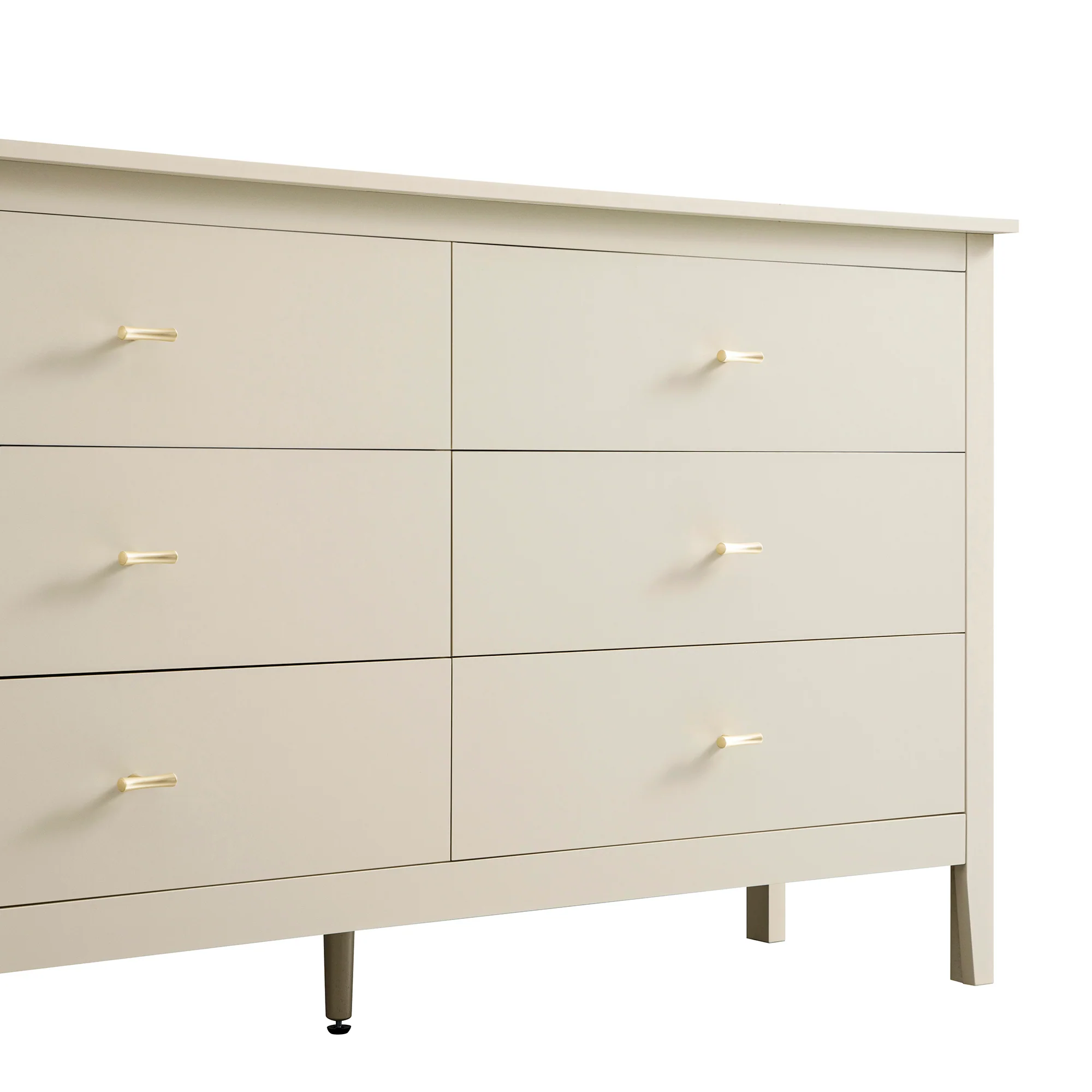 Oakham Chest of 6 Drawers, Shaded White - Image 12