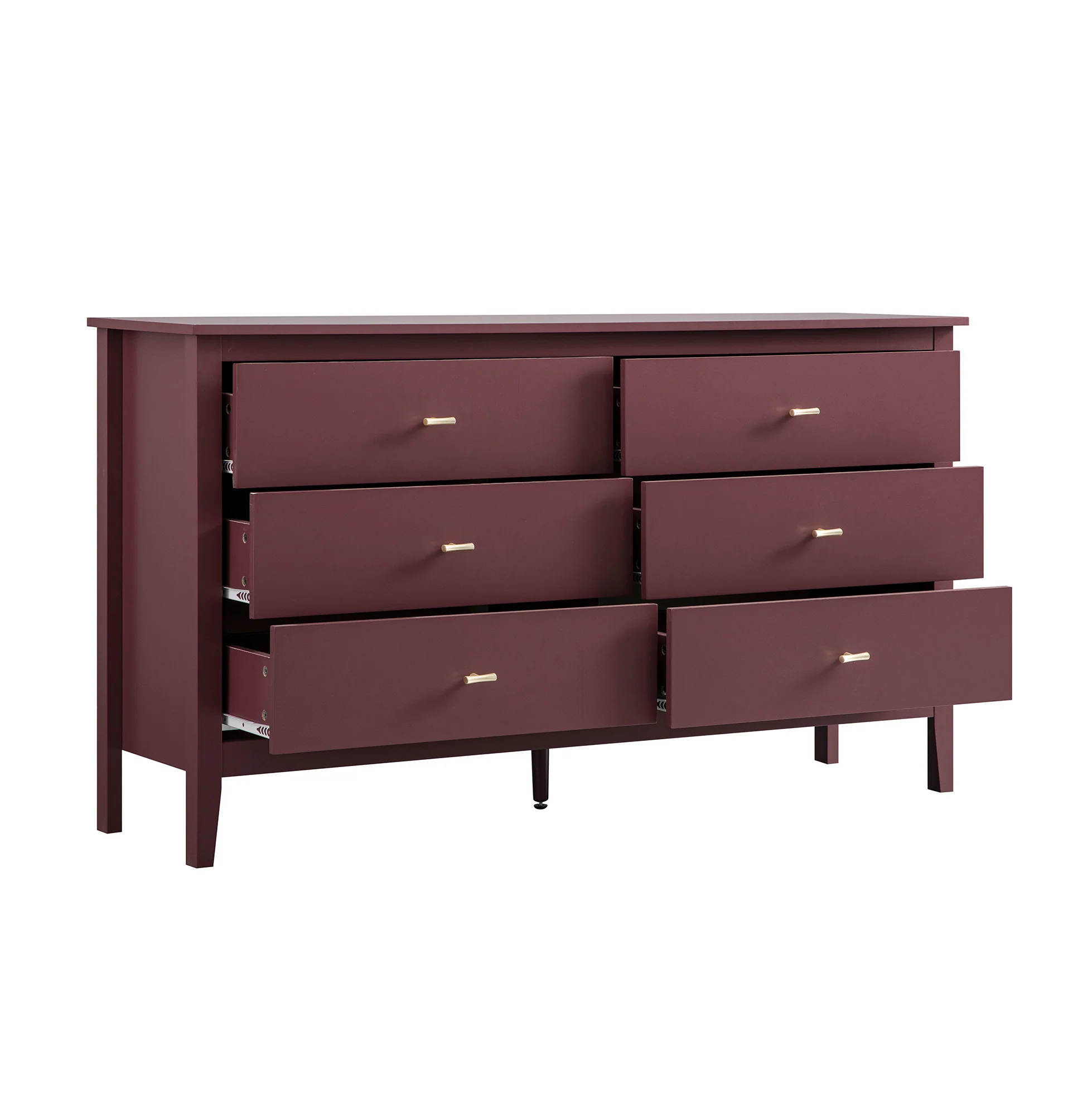 Oakham Chest of 6 Drawers, Wild Cherry - Image 9