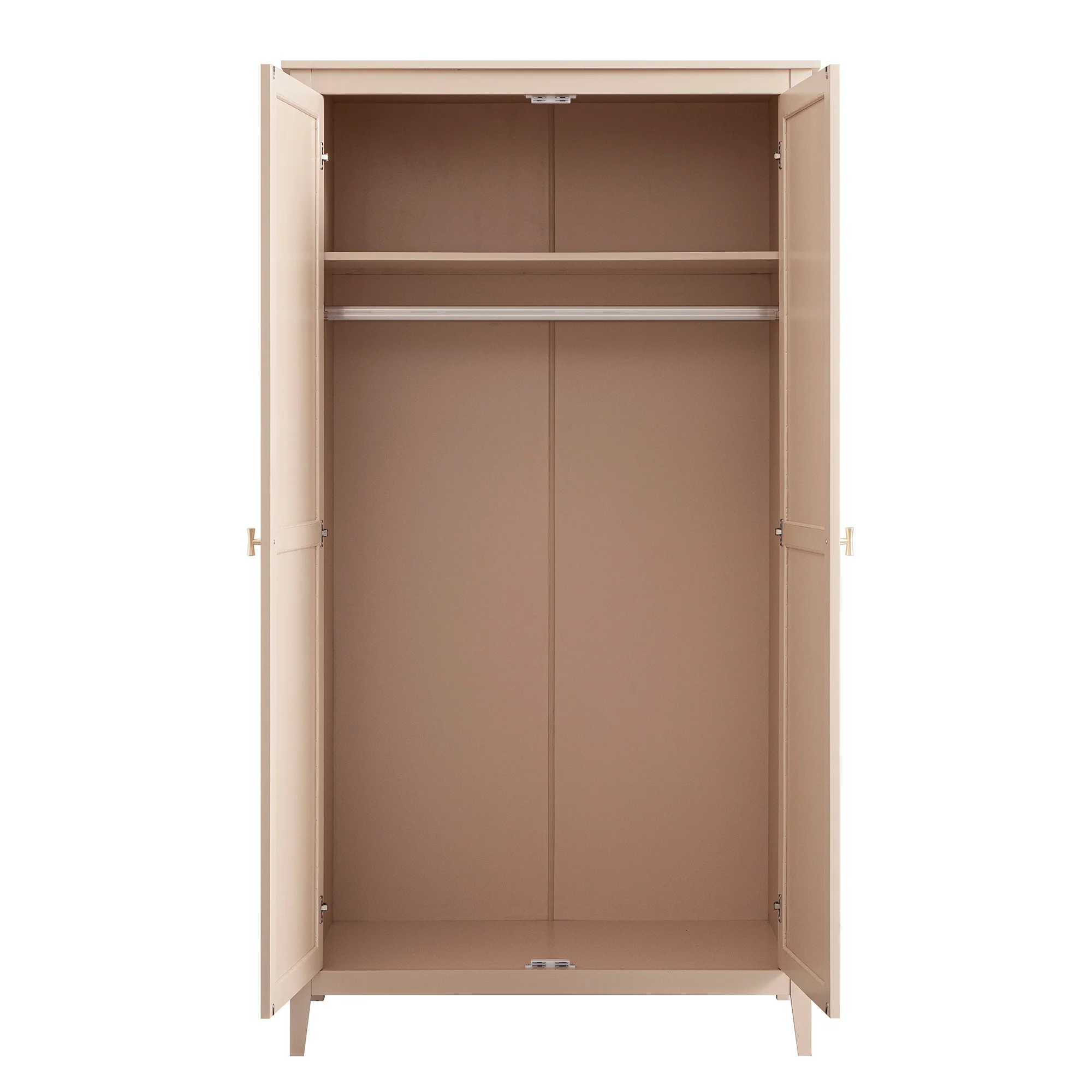 Oakham Double Wardrobe, Nude Pink - Image 11
