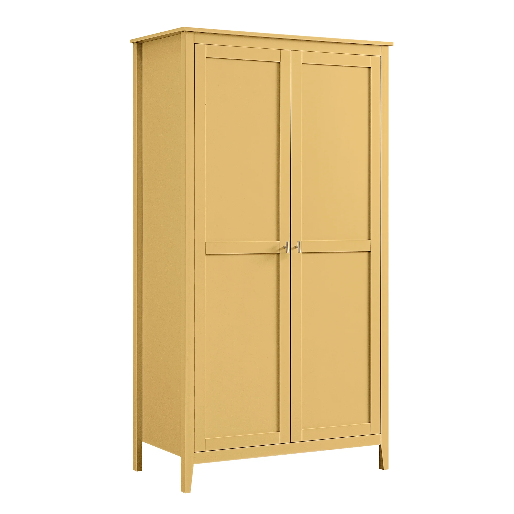 Oakham Double Wardrobe, Rattan Yellow - Image 8