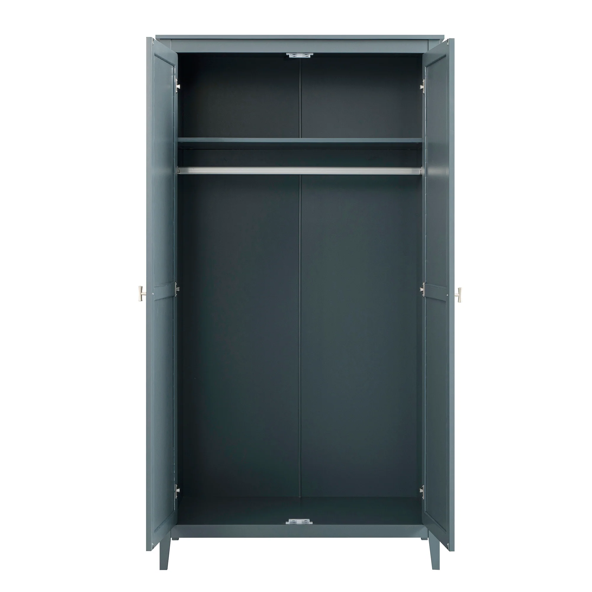 Oakham Double Wardrobe, Stormy Blue - Image 10