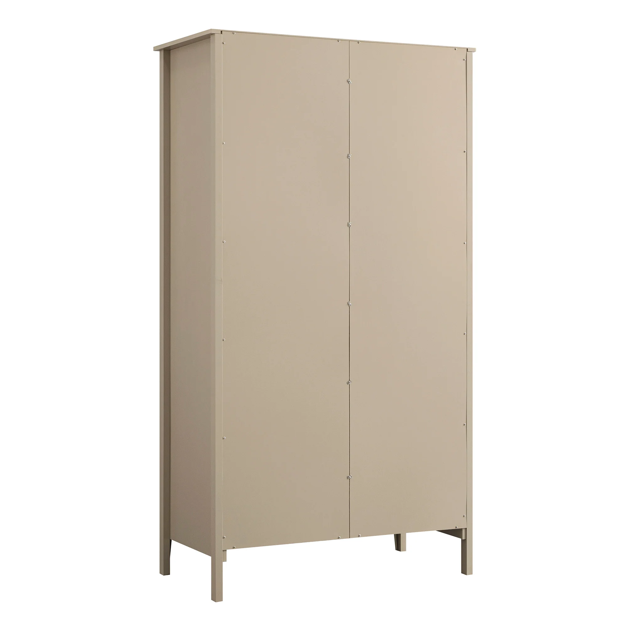 Oakham Mirrored Double Wardrobe, Deep Greige - Image 12