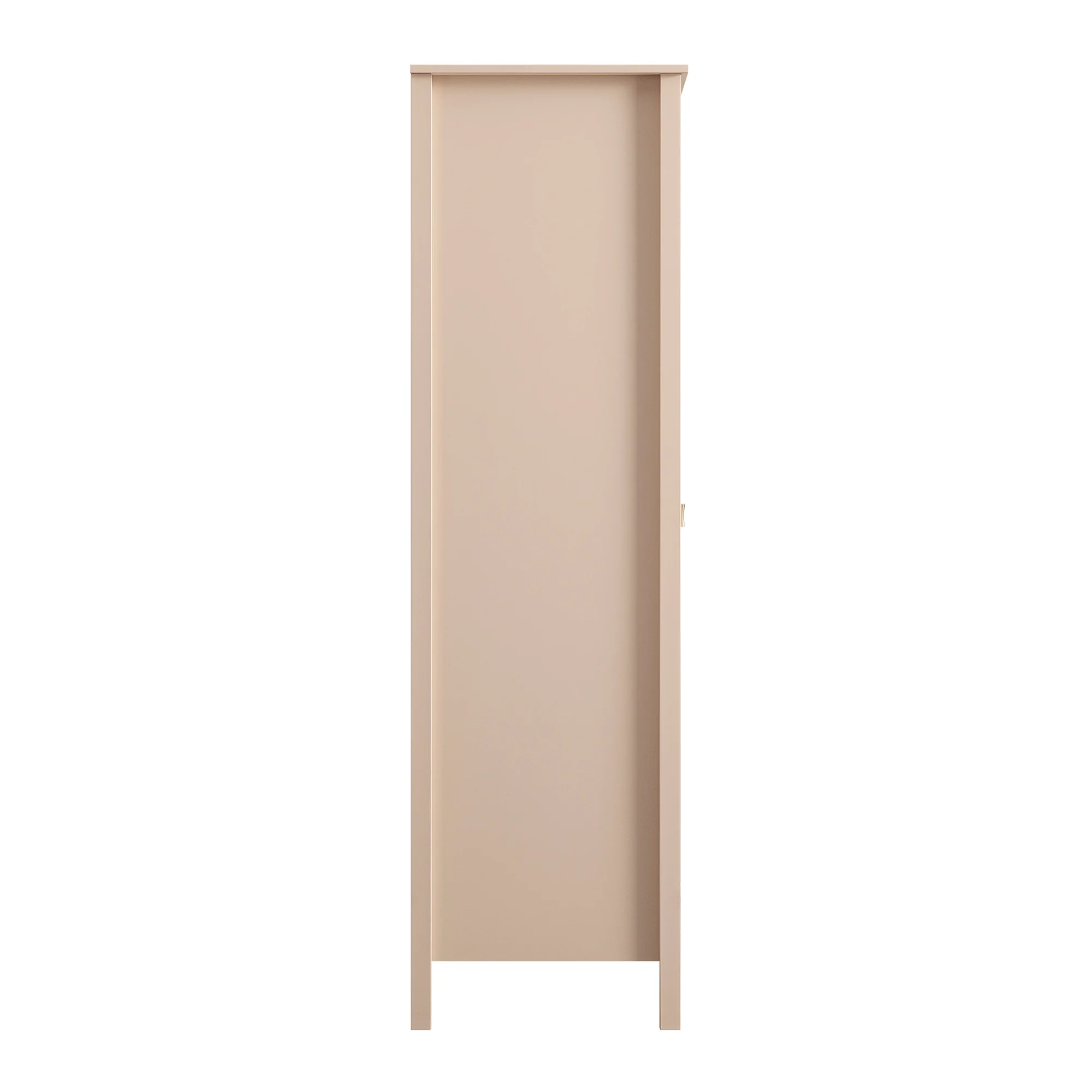 Oakham Mirrored Double Wardrobe, Nude Pink - Image 12