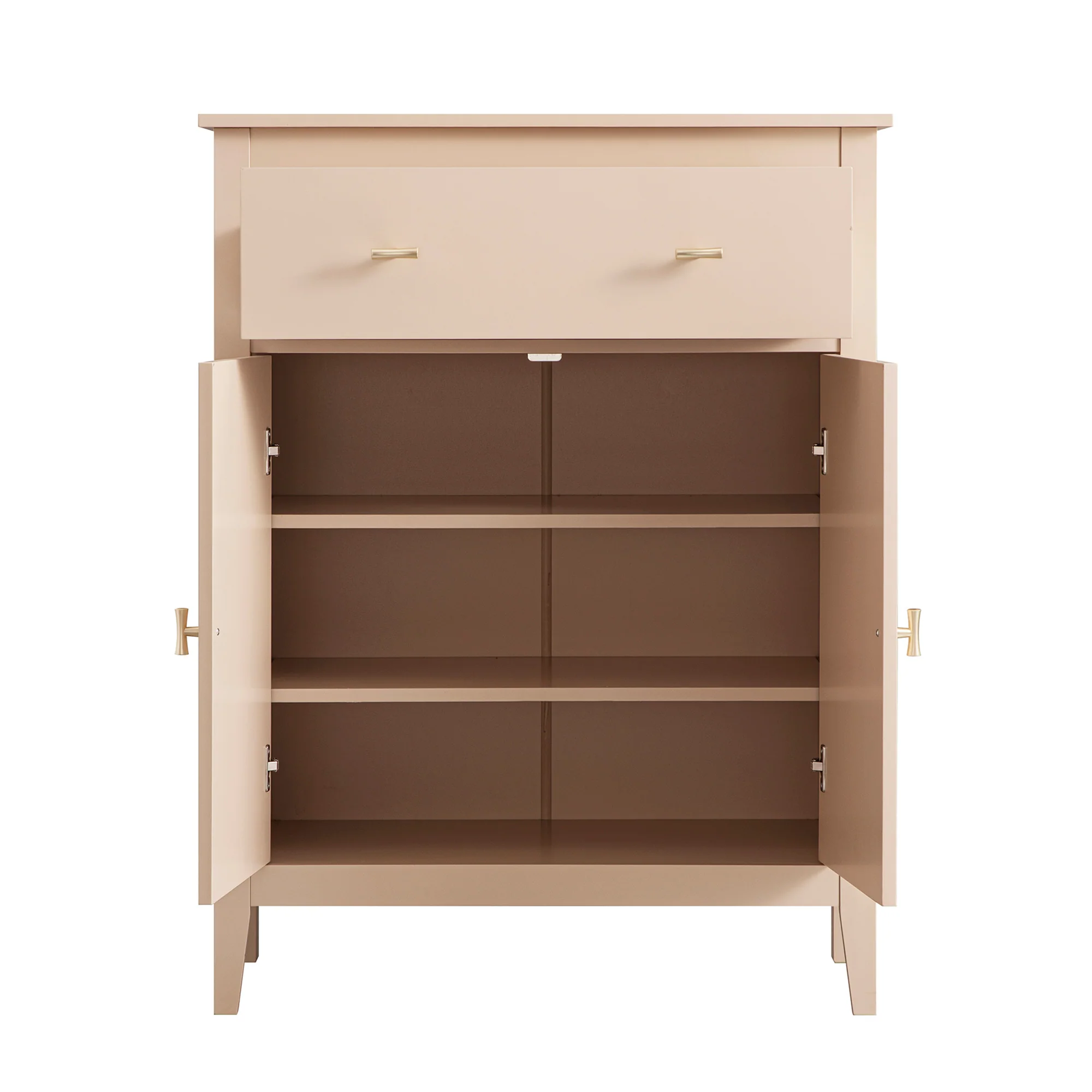Oakham Small Sideboard with Drawer, Nude Pink - Image 10