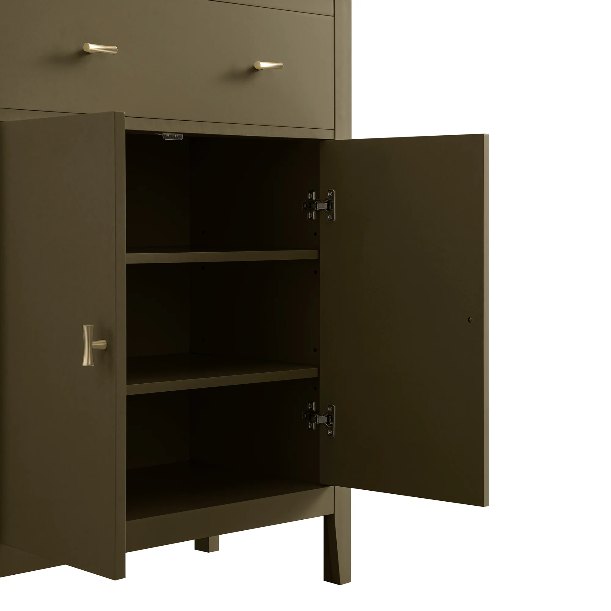 Oakham Small Sideboard with Drawer, Olive Grove - Image 15