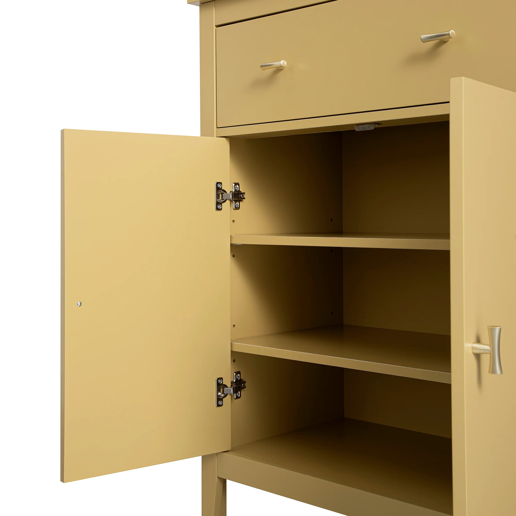 Oakham Small Sideboard with Drawer, Rattan Yellow - Image 14
