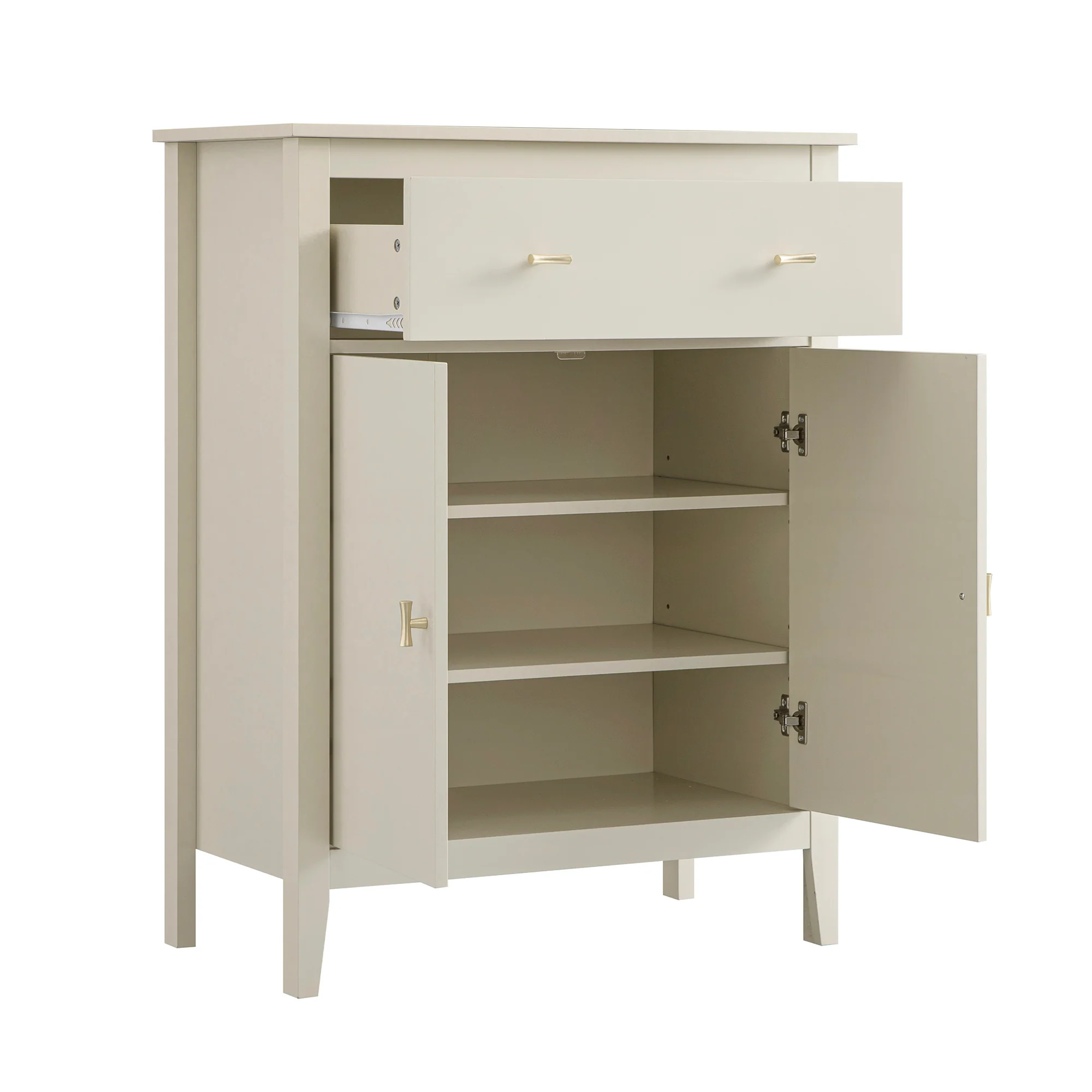 Oakham Small Sideboard with Drawer, Shaded White - Image 10