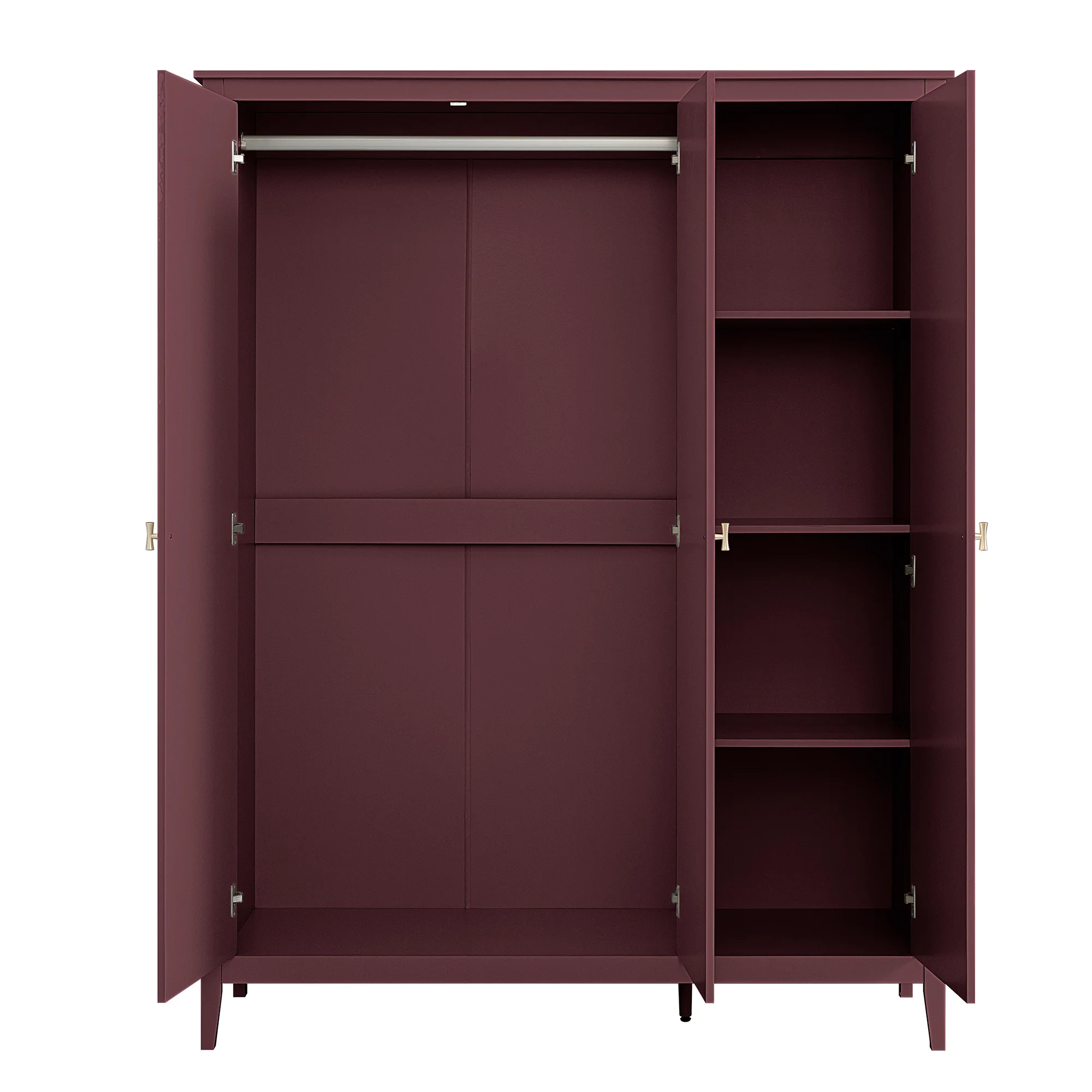 Oakham Triple Wardrobe, Wild Cherry - Image 10