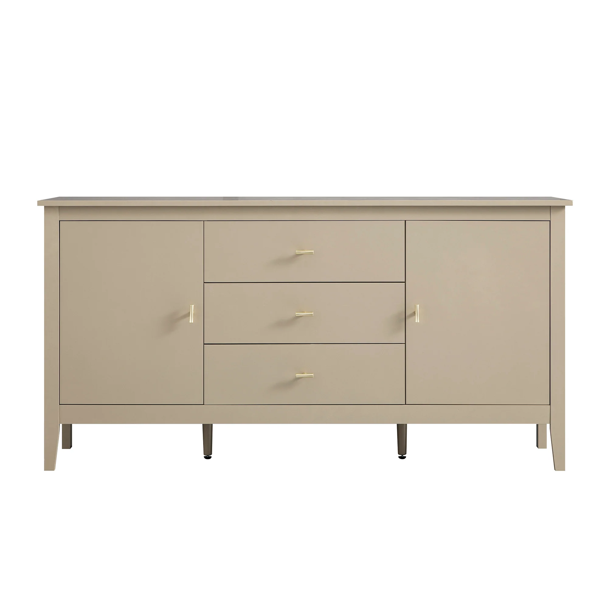 Oakham Wide Sideboard with Drawers, Deep Greige - Image 8