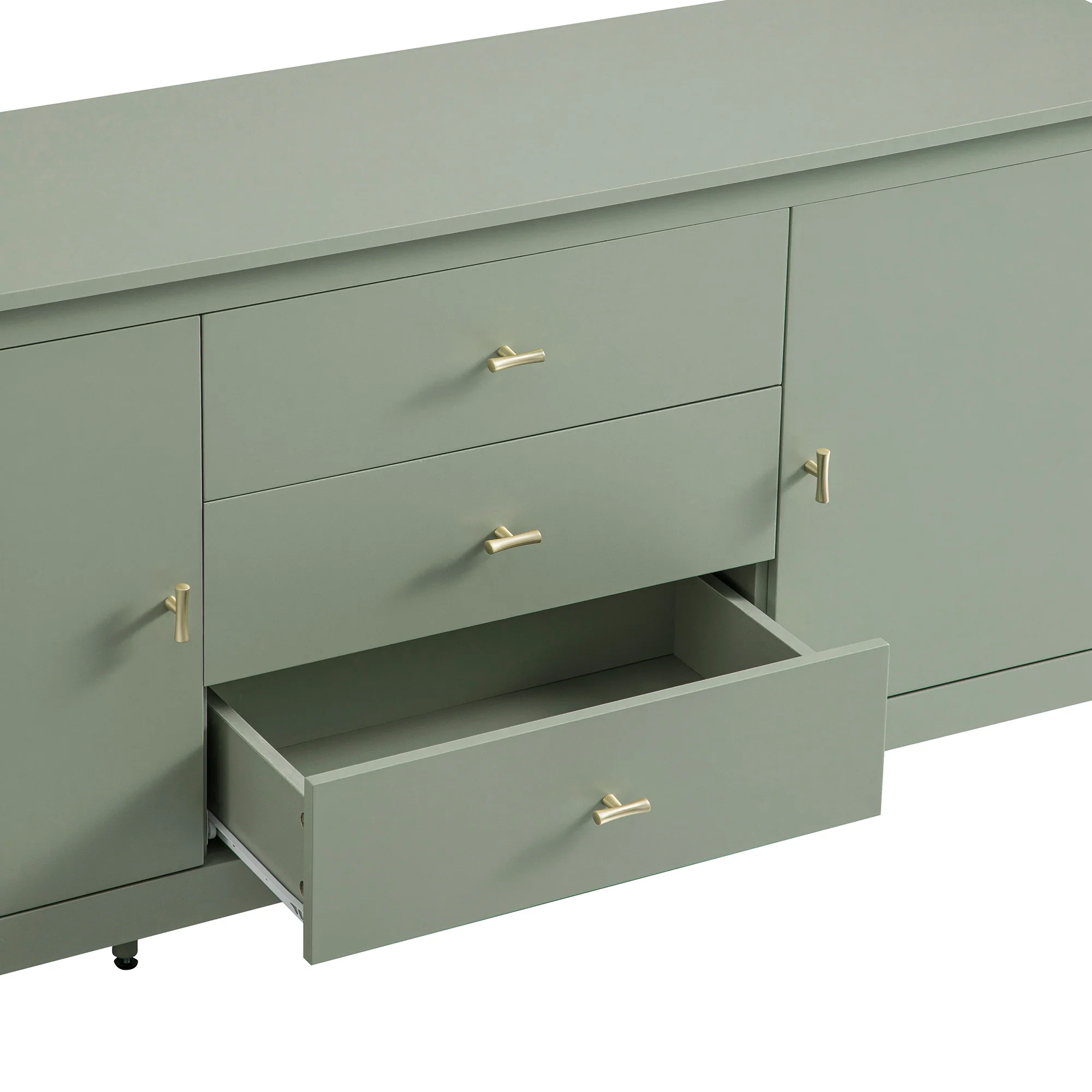 Oakham Wide Sideboard with Drawers, Desert Sage - Image 15
