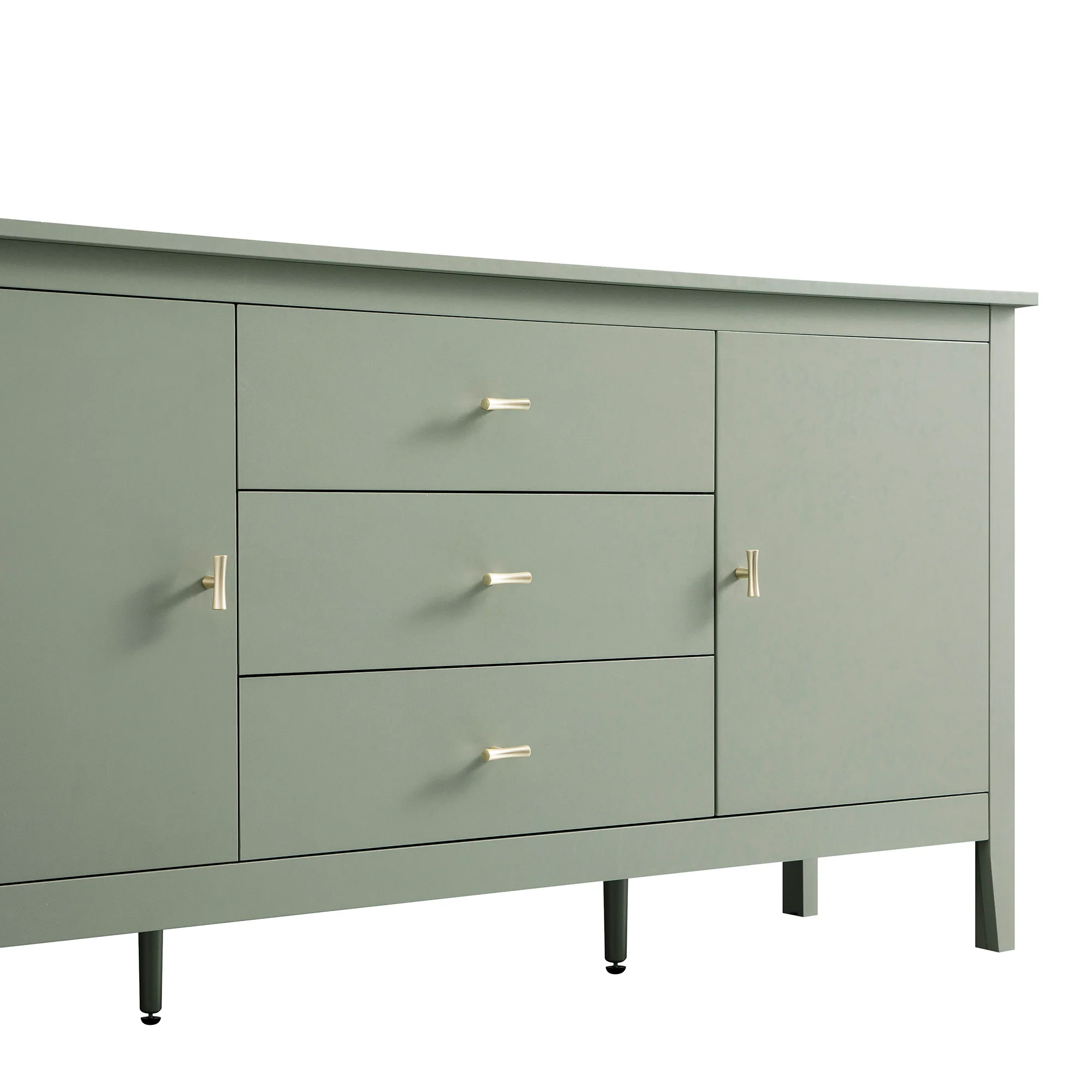 Oakham Wide Sideboard with Drawers, Desert Sage - Image 16