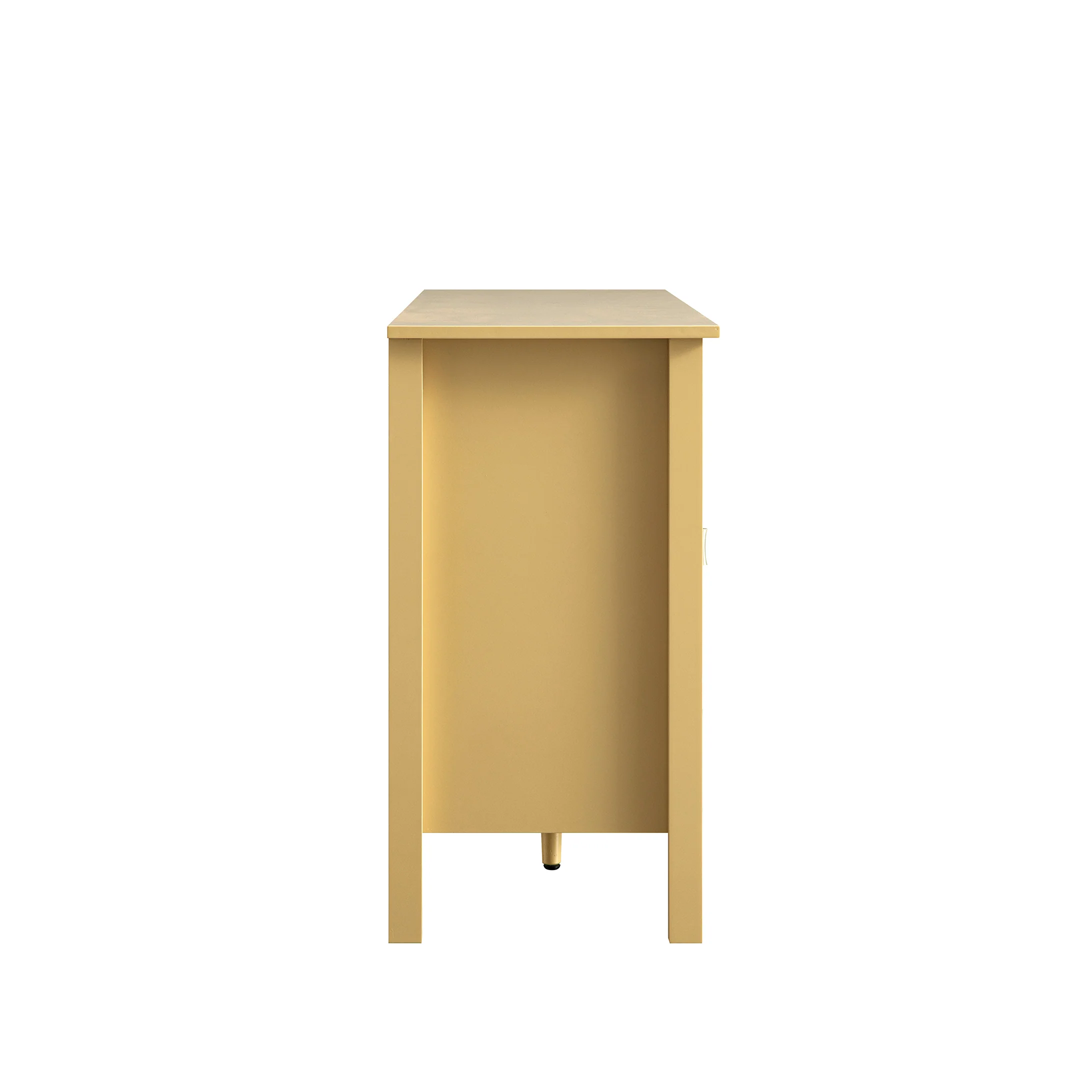 Oakham Wide Sideboard with Drawers, Rattan Yellow - Image 13