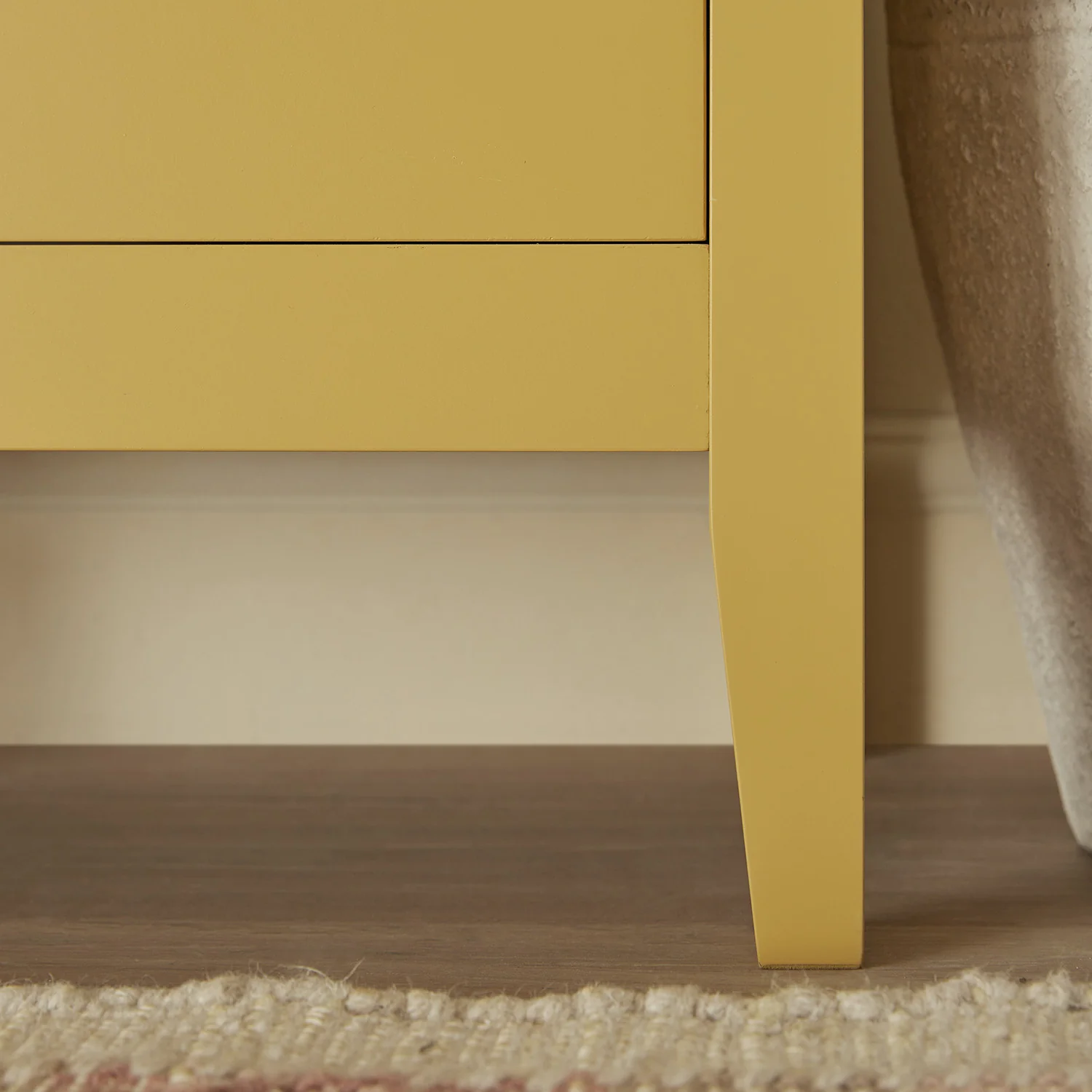 Oakham Wide Sideboard with Drawers, Rattan Yellow - Image 7