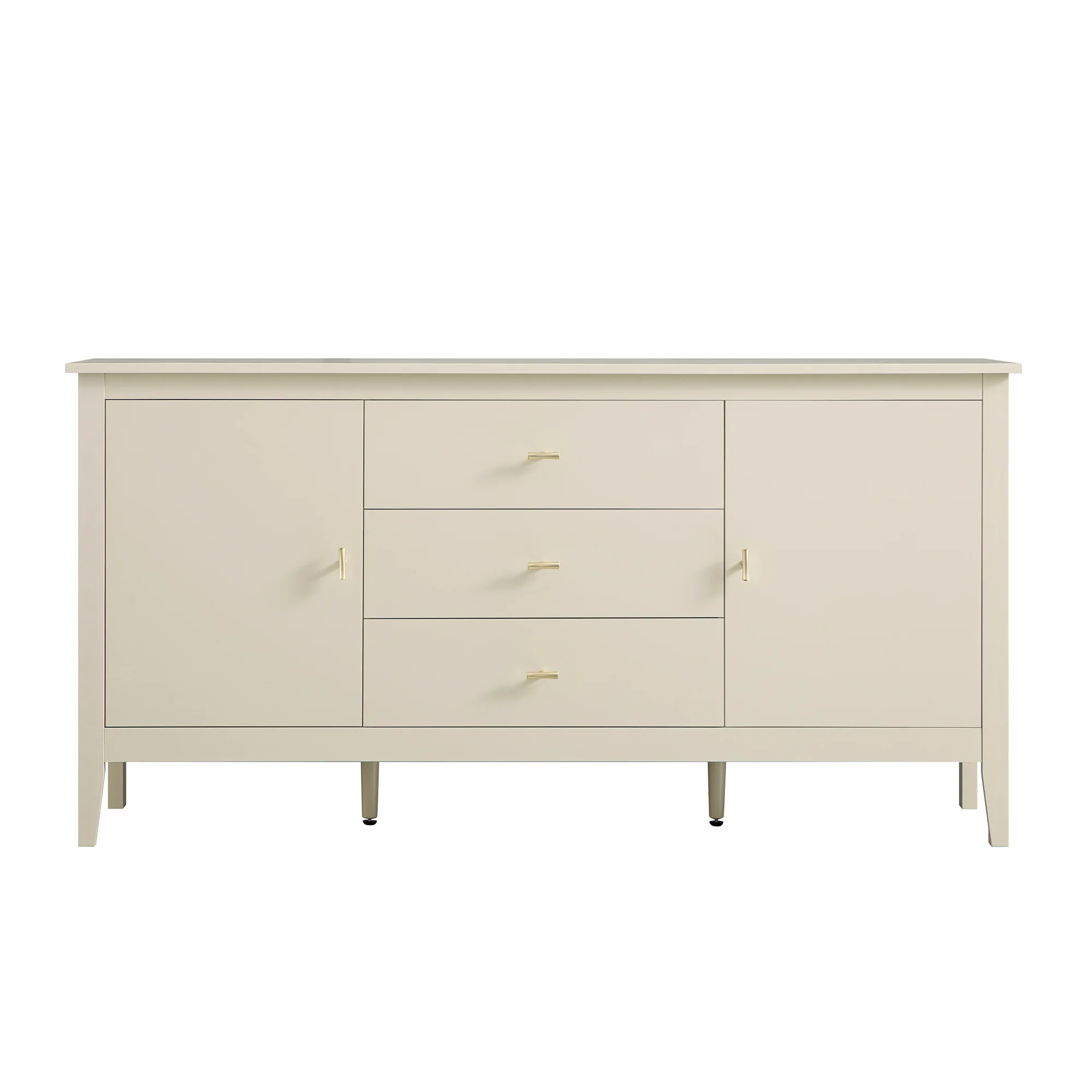 Oakham Wide Sideboard with Drawers, Shaded White - Image 7