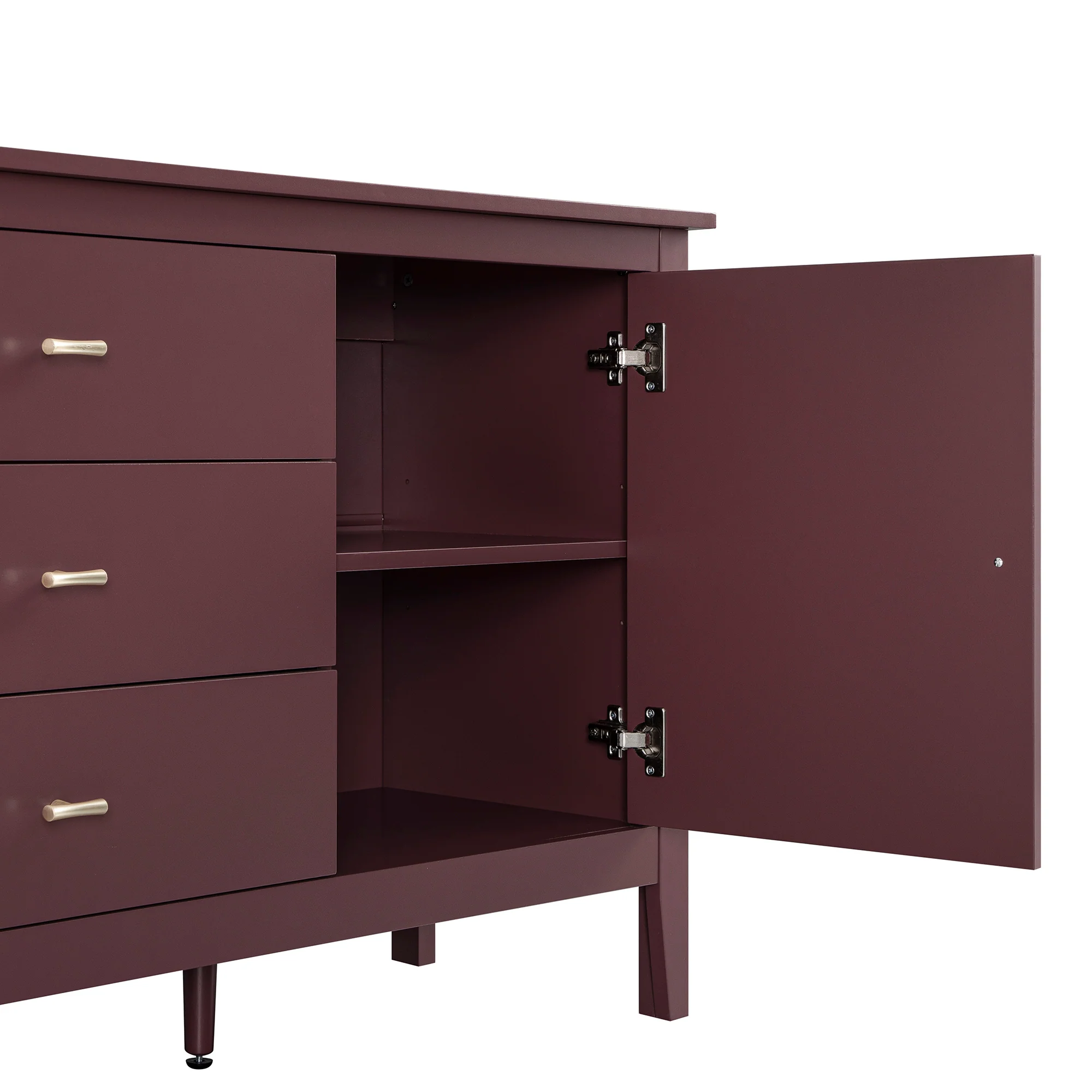 Oakham Wide Sideboard with Drawers, Wild Cherry - Image 17