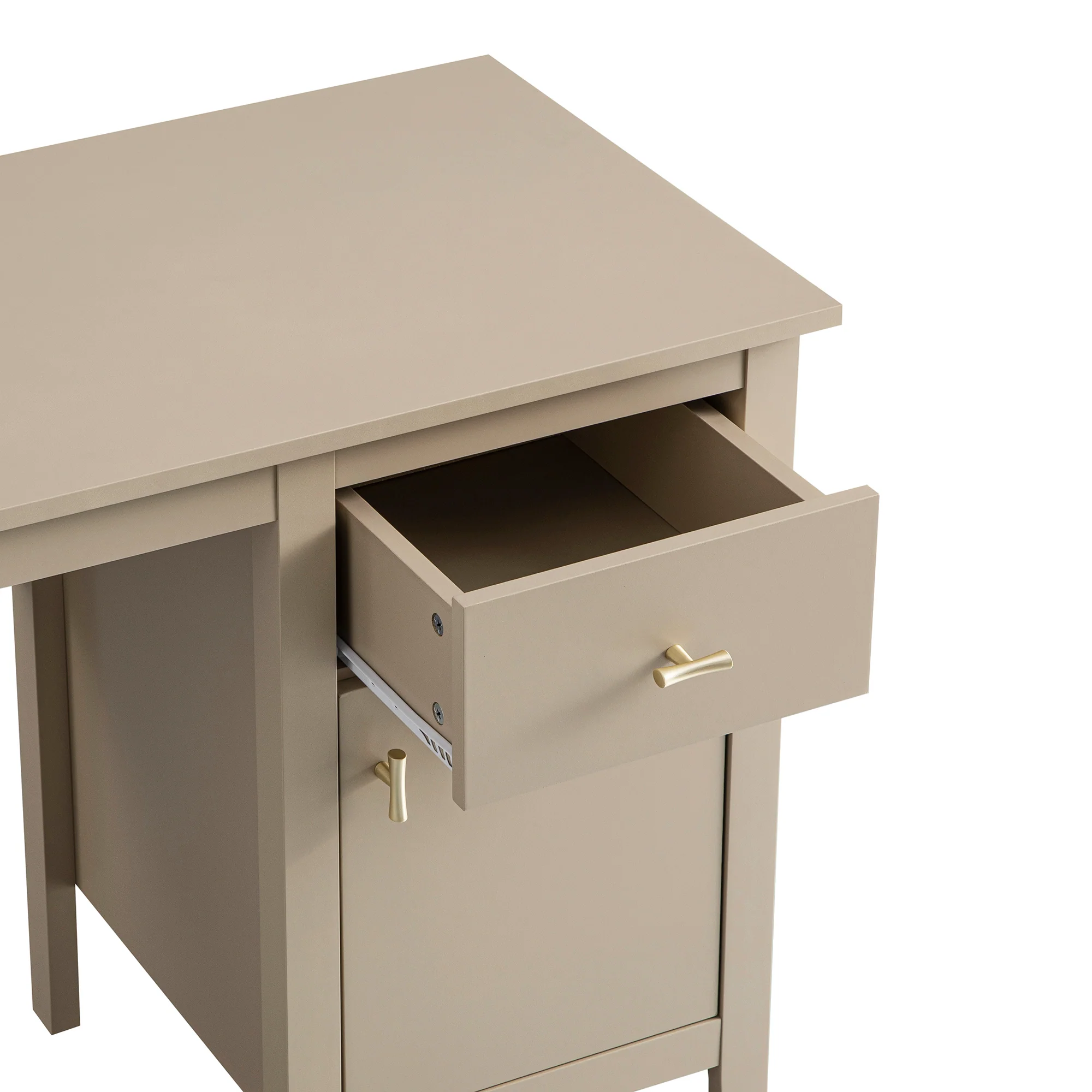Oakham Writing Desk, Deep Greige - Image 14