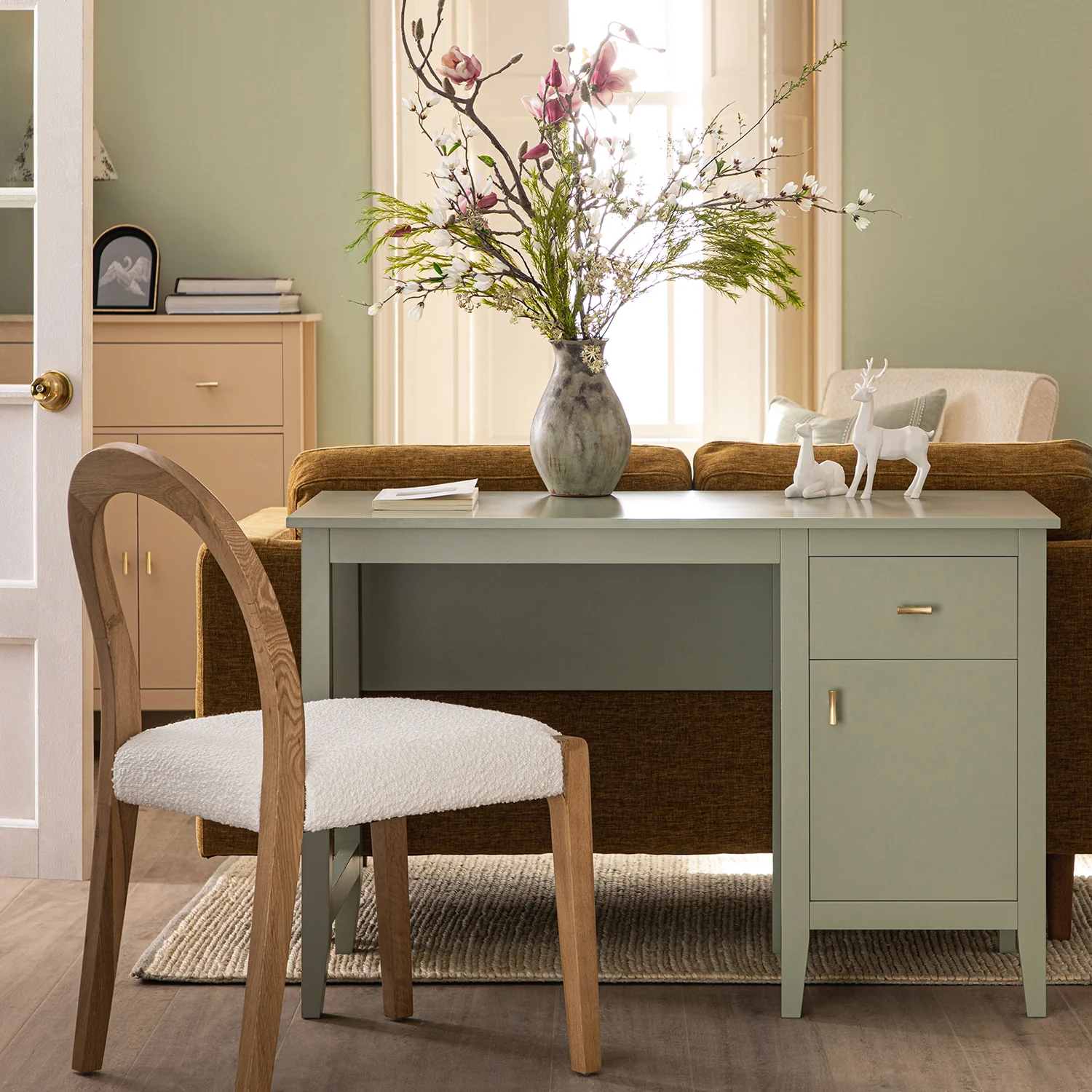 Oakham Writing Desk, Desert Sage - Image 2